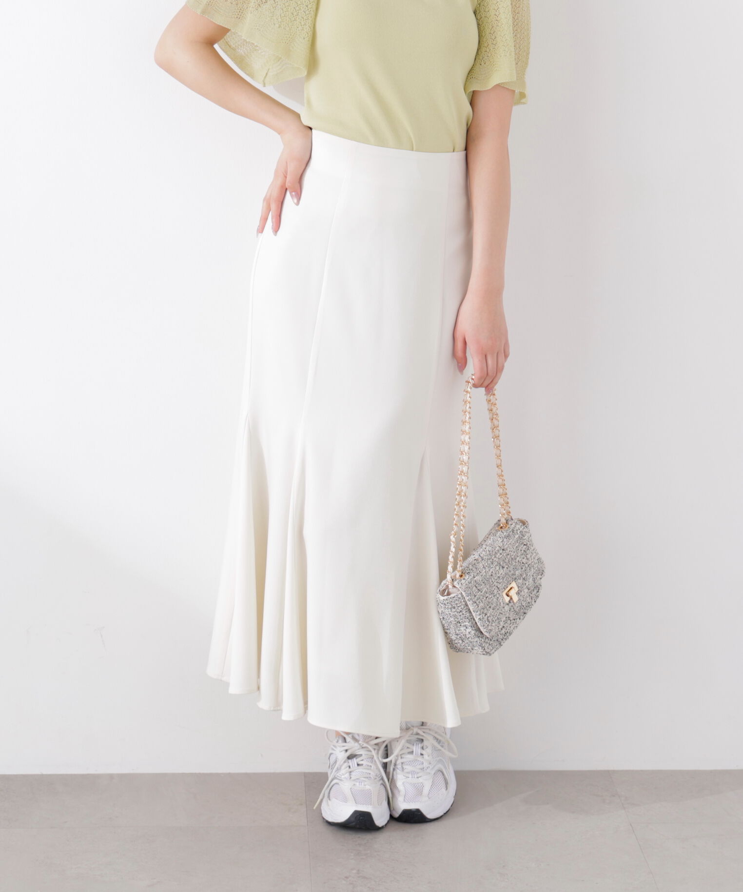 PROPORTION BODY DRESSING「＜ウォッシャブル＞ハイウエストマーメイドスカート　26SS」|スカート|