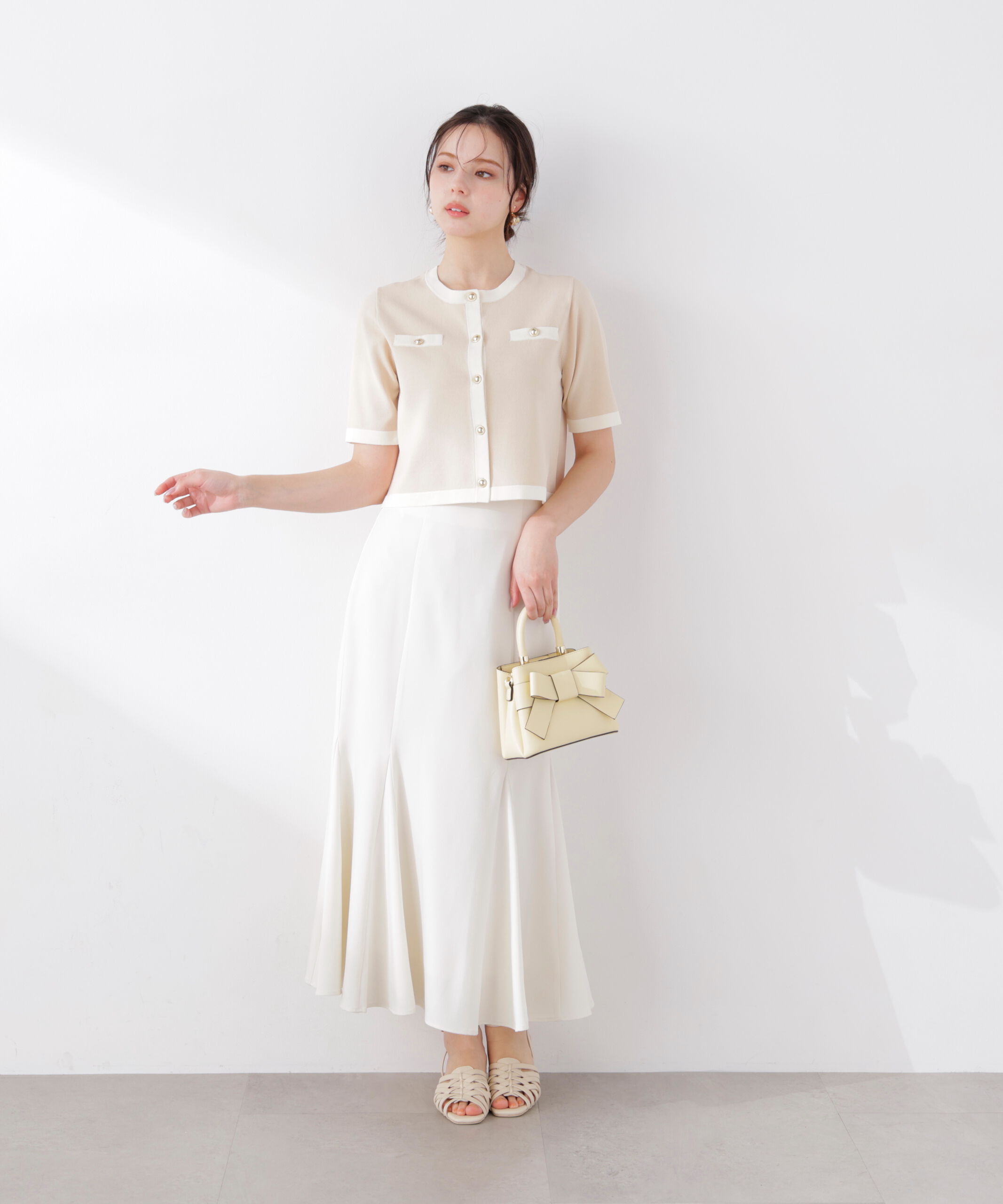 PROPORTION BODY DRESSING「＜ウォッシャブル＞ハイウエストマーメイドスカート　26SS」|スカート|