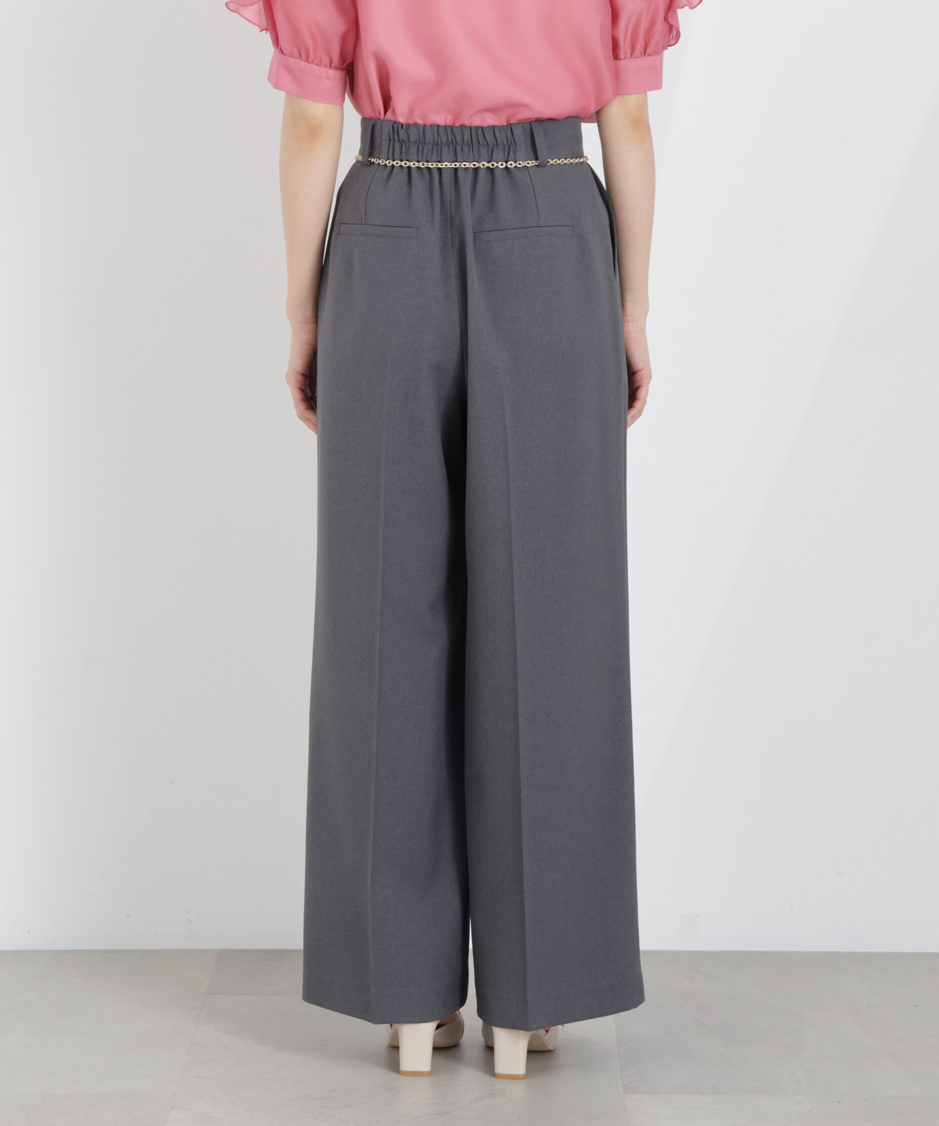 PROPORTION BODY DRESSING「チェーン付きワイドパンツ　26SS」|その他|
