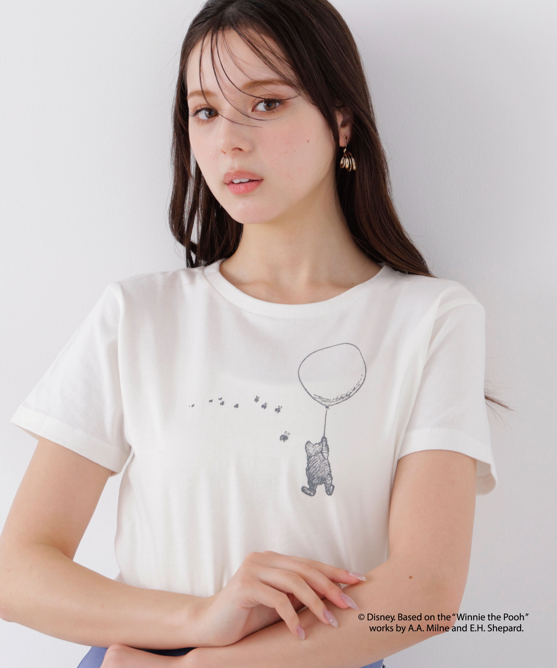 PROPORTION BODY DRESSING「フロントプリントTシャツ」|Tシャツ・カットソー|ホワイト