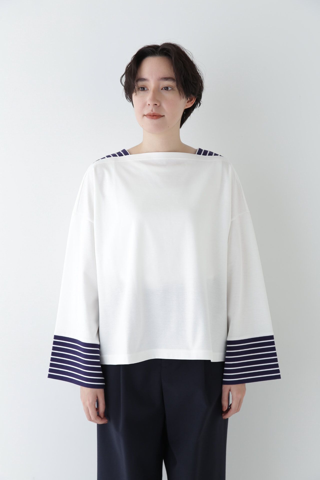  「◆コットン32Gポンチカットソー」|Tシャツ・カットソー|