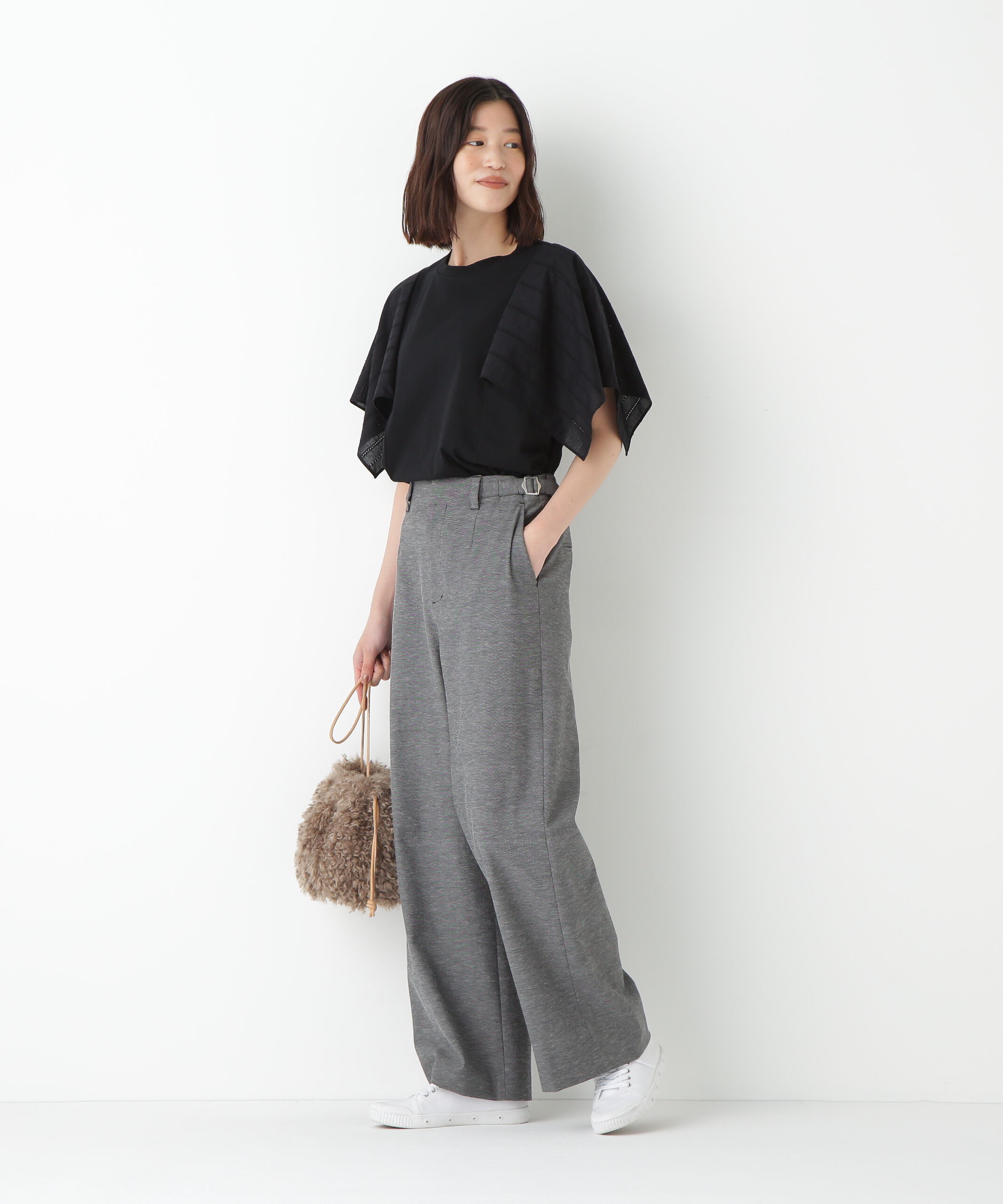  「◆シェルタリングドライオックスセミワイドパンツ」|その他|