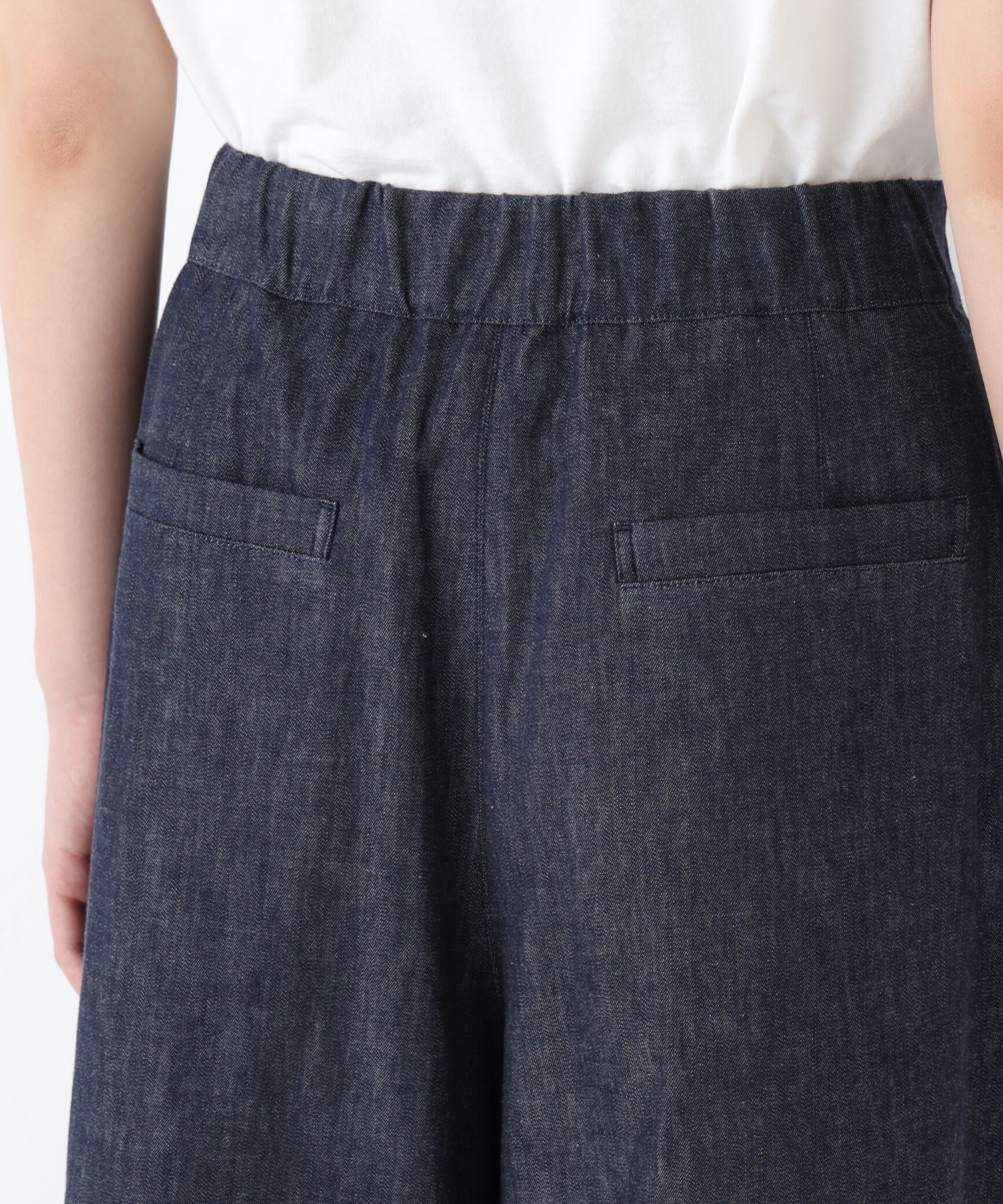  「◆《マルチサイズ/ウォッシャブル》ライトオンスデニムタックスカーチョ」|スカート|