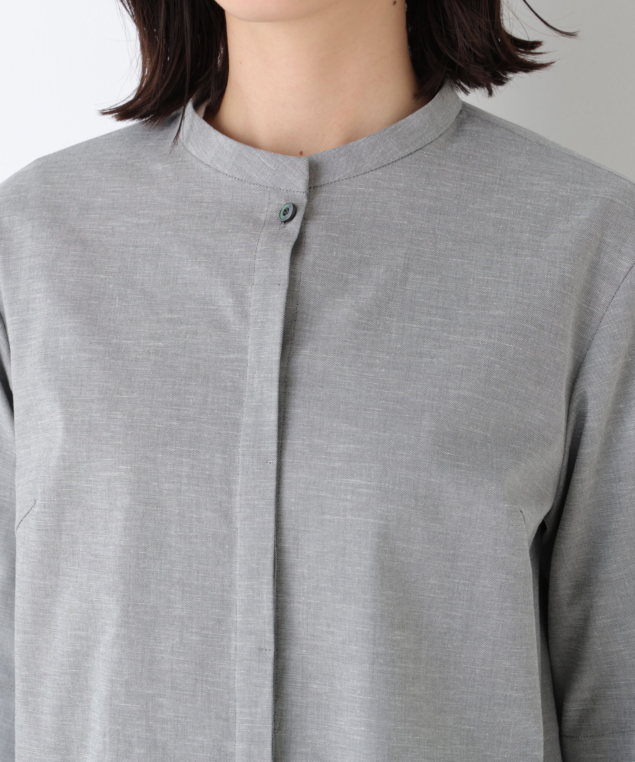  「◆リネン混ストレッチタンブラーセットアップ」|ワンピース|