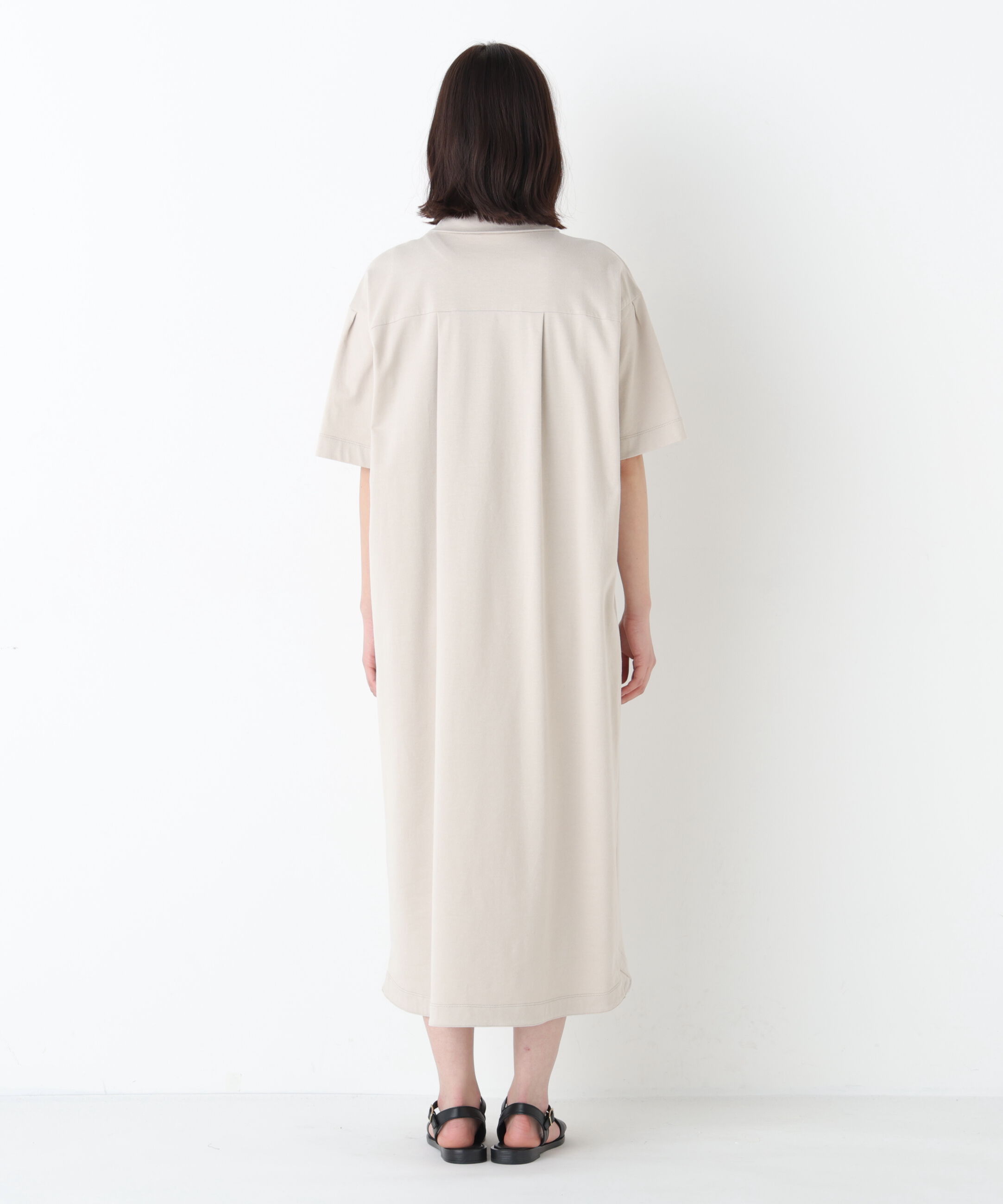  「◆ハーフジップカットソーワンピース」|ワンピース|