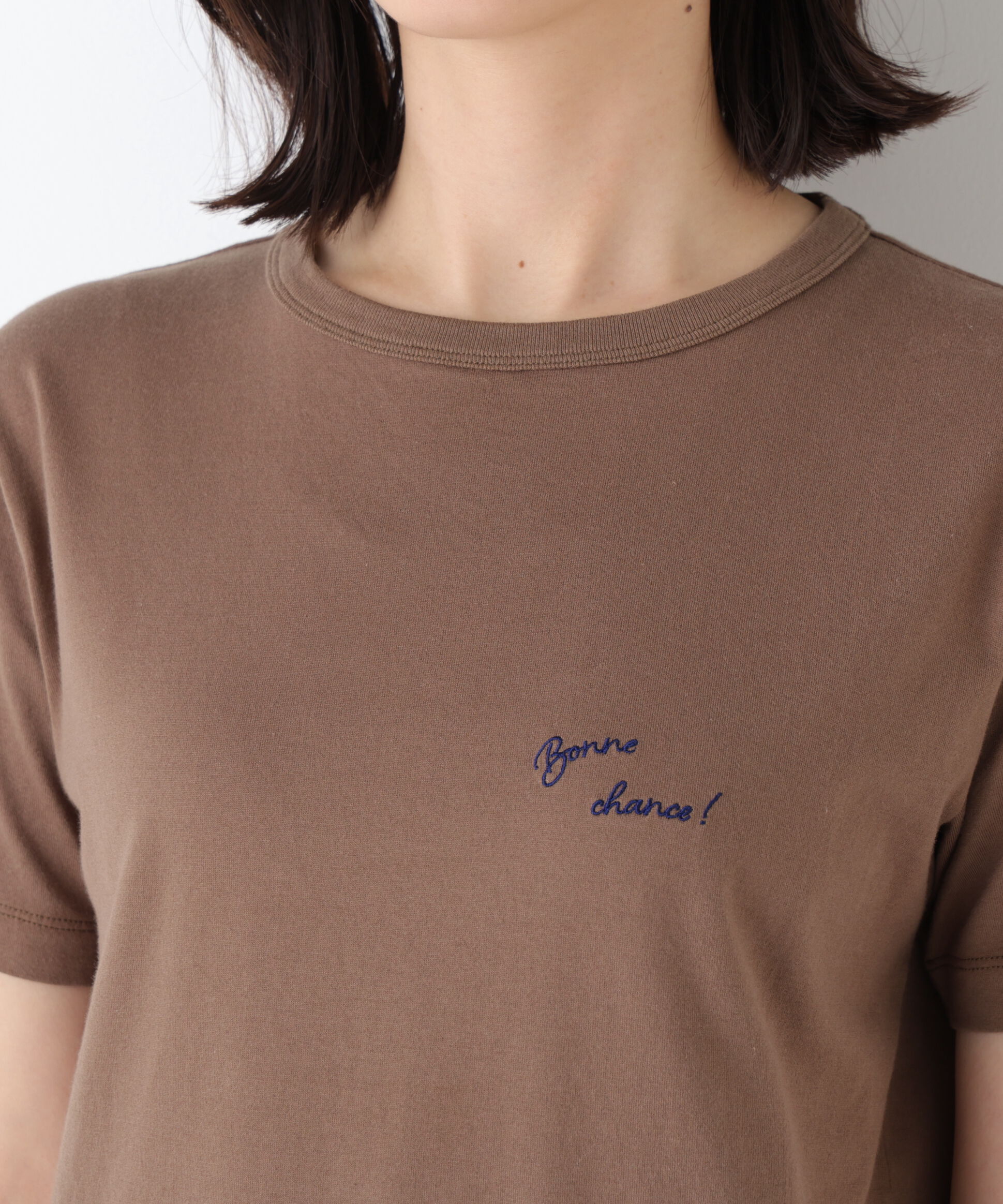 「◆Ｂｏｎｎｅ　ｃｈａｎｃｅ　刺繍ロゴＴシャツ」|Tシャツ・カットソー|