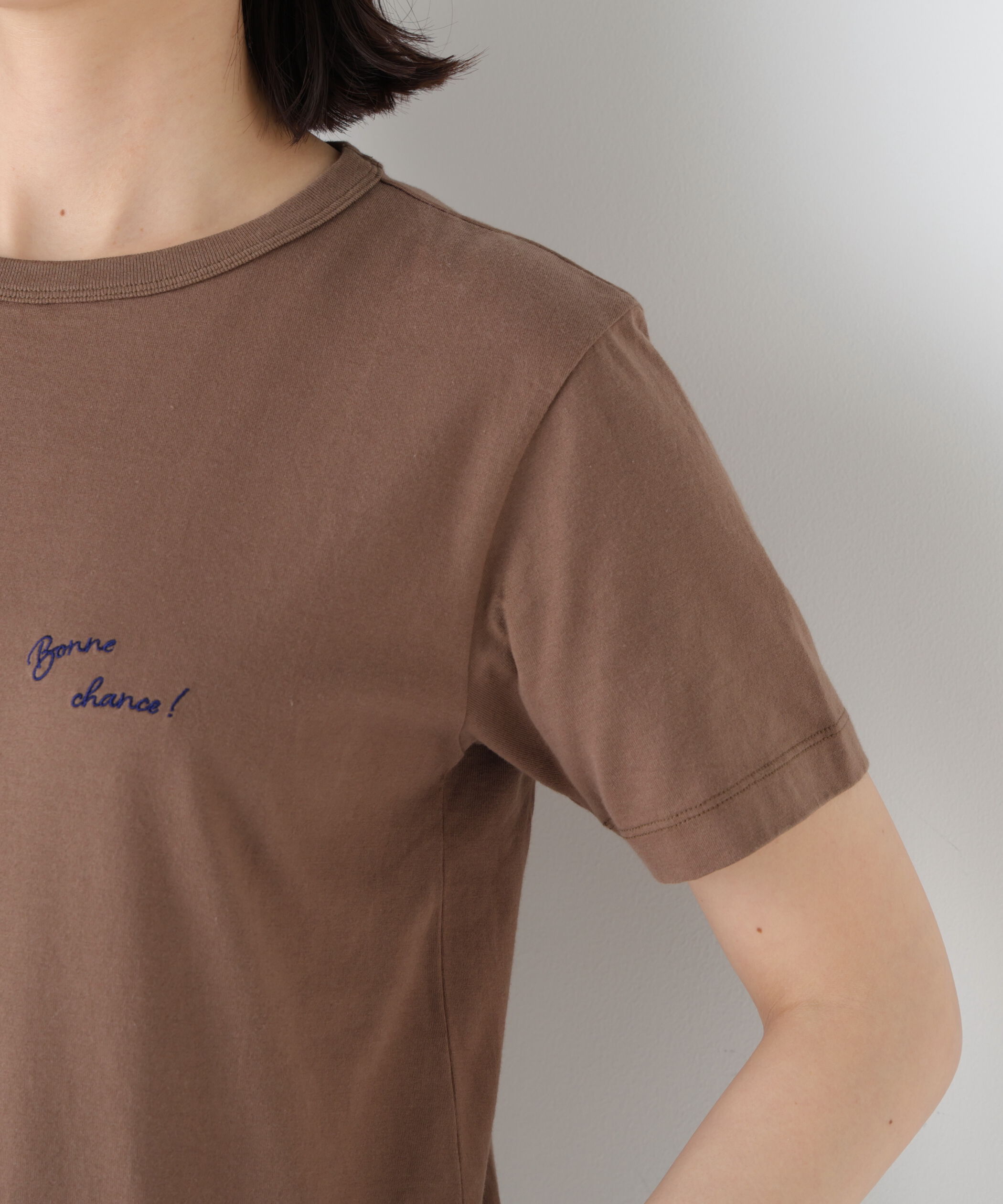  「◆Ｂｏｎｎｅ　ｃｈａｎｃｅ　刺繍ロゴＴシャツ」|Tシャツ・カットソー|