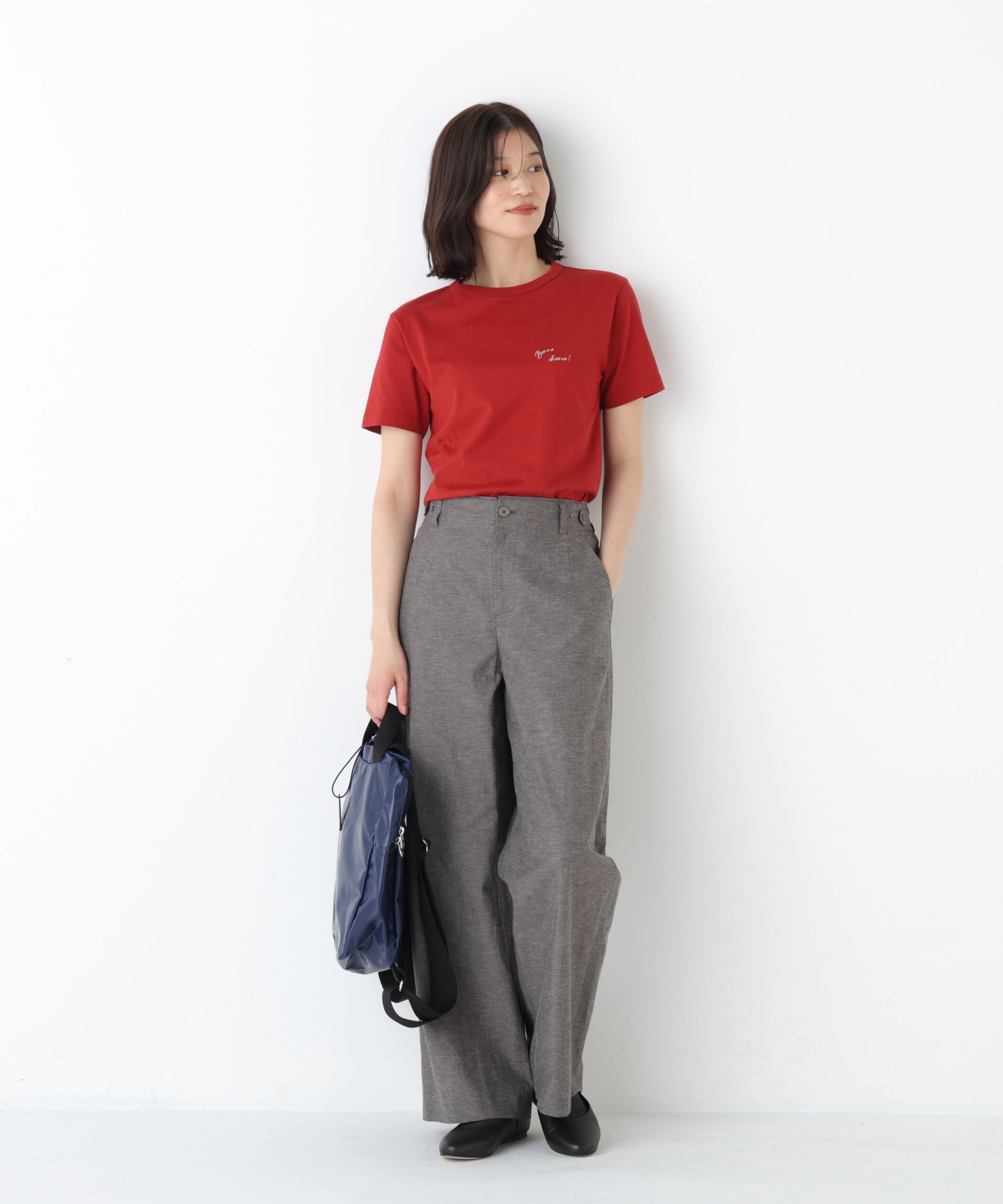  「◆Ｂｏｎｎｅ　ｃｈａｎｃｅ　刺繍ロゴＴシャツ」|Tシャツ・カットソー|