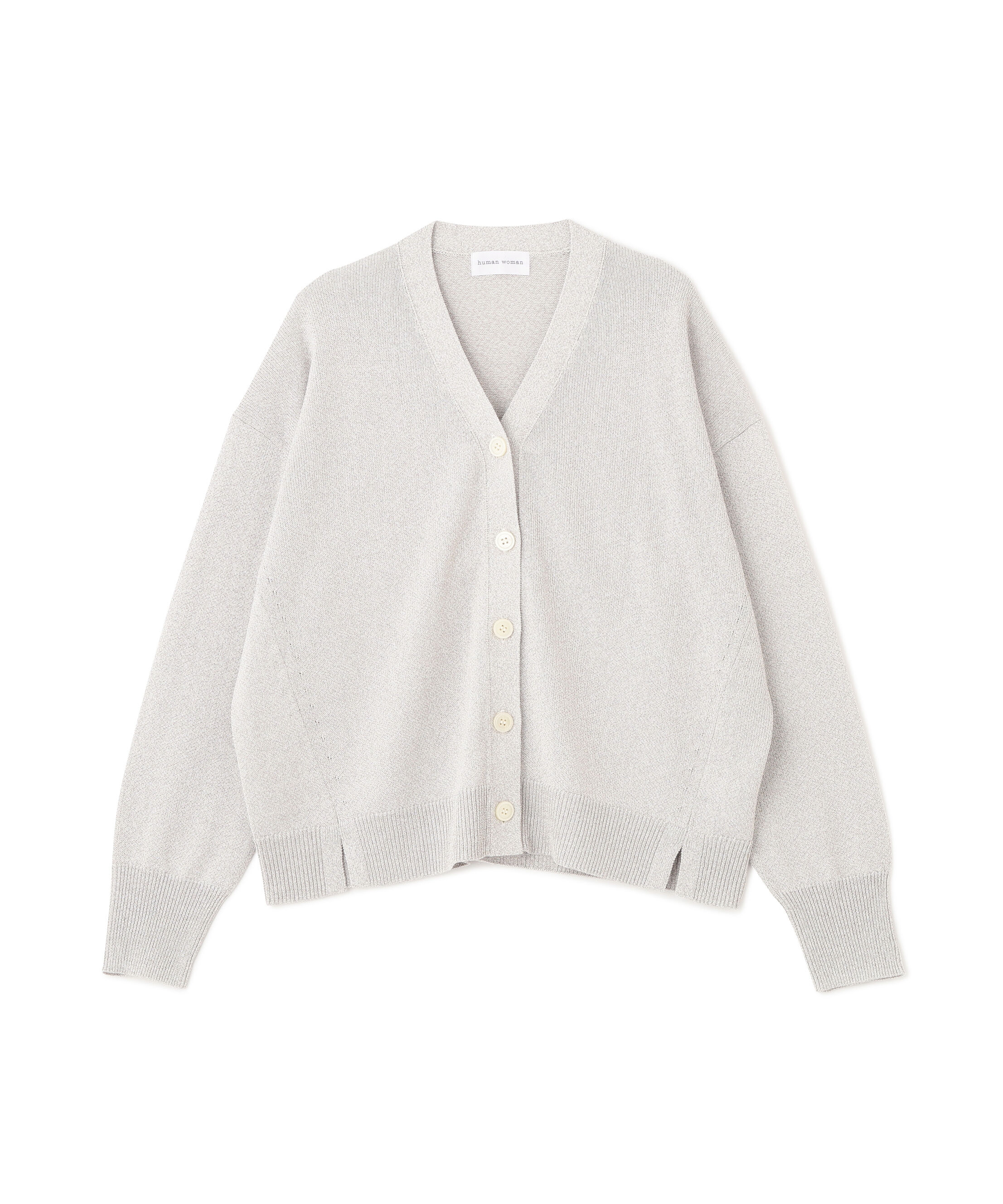  「◆ペーパーヤーンＶネックカーディガン」|ニット・セーター|