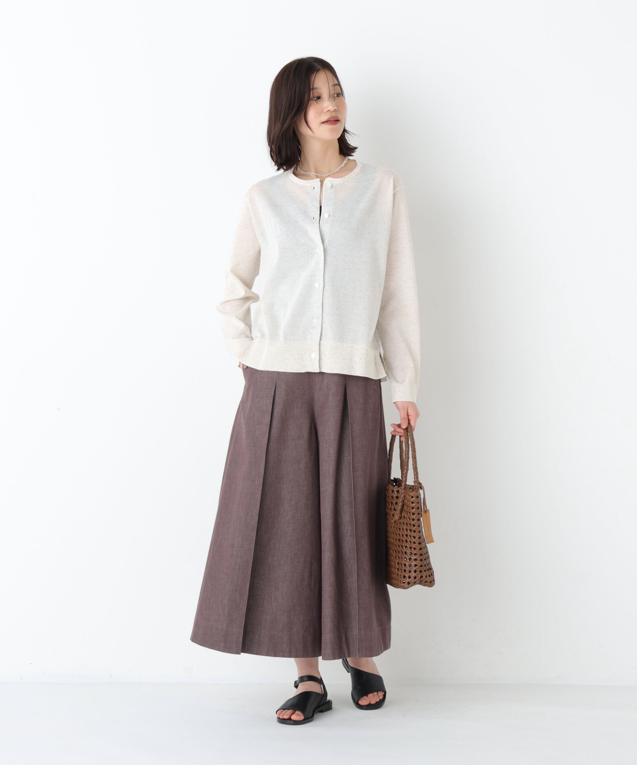  「◆クルーネックニットカーディガン」|ニット・セーター|