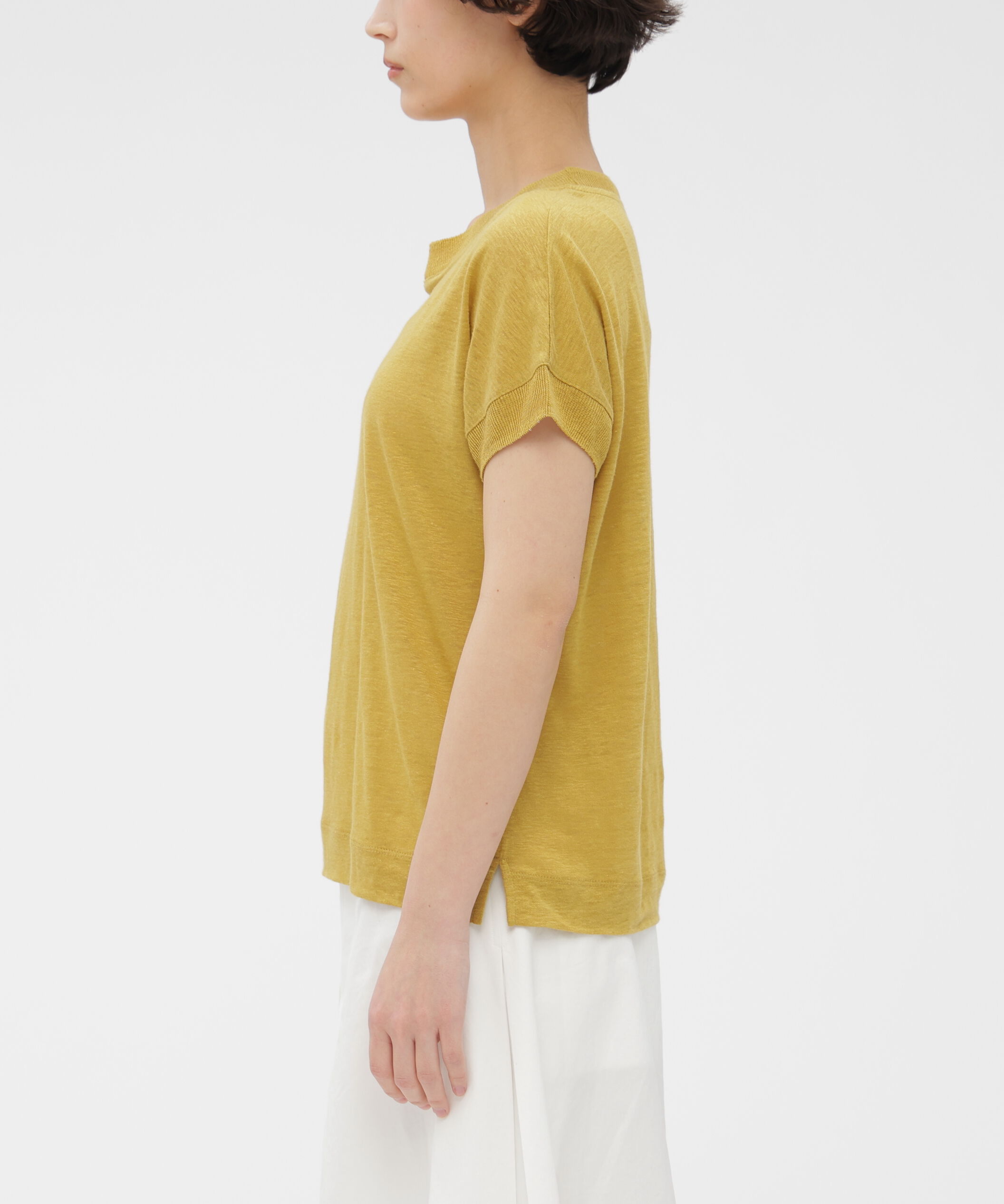  「LINEN JERSEY TOP」|Tシャツ・カットソー|