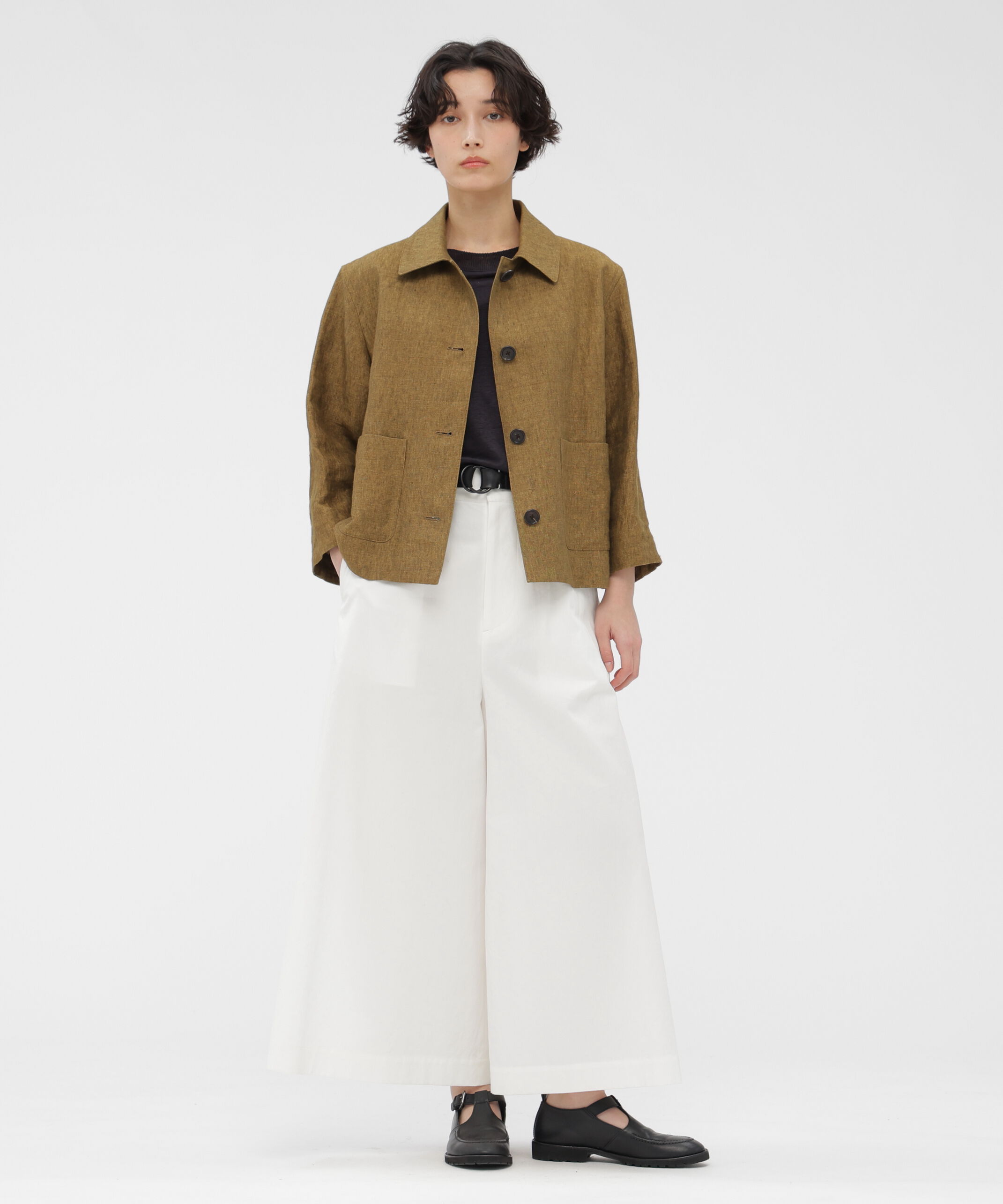  「LINEN JERSEY TOP」|Tシャツ・カットソー|