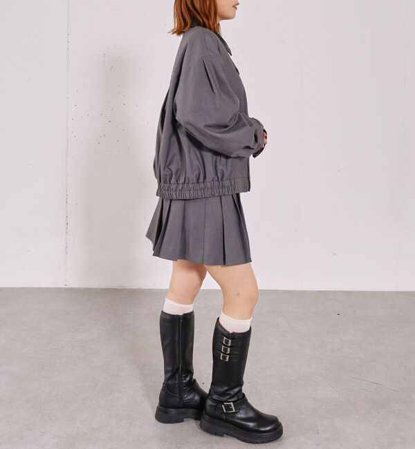 archives「２ｗａｙレザーカラーブルゾン」|テーラードジャケット|