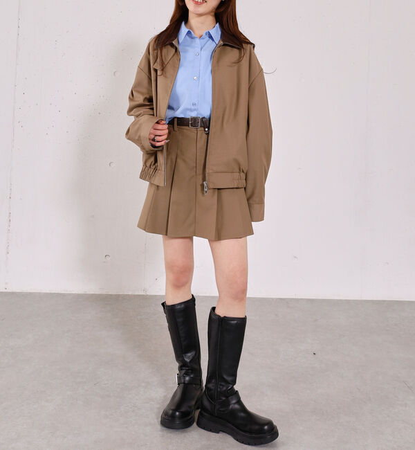 archives「２ｗａｙレザーカラーブルゾン」|テーラードジャケット|