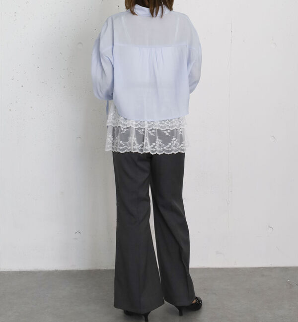 archives「ドロストスリーブショートシャツ」|シャツ・ブラウス|