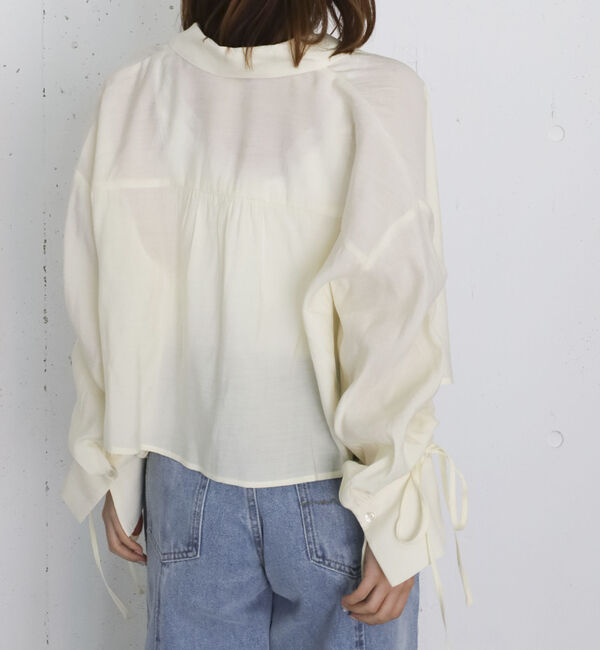 archives「ドロストスリーブショートシャツ」|シャツ・ブラウス|