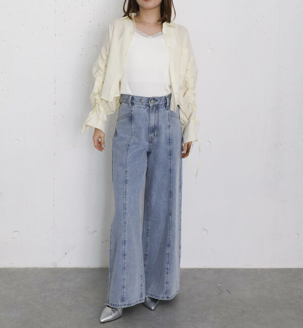 archives「ドロストスリーブショートシャツ」|シャツ・ブラウス|