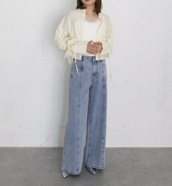 archives「ドロストスリーブショートシャツ」|シャツ・ブラウス|