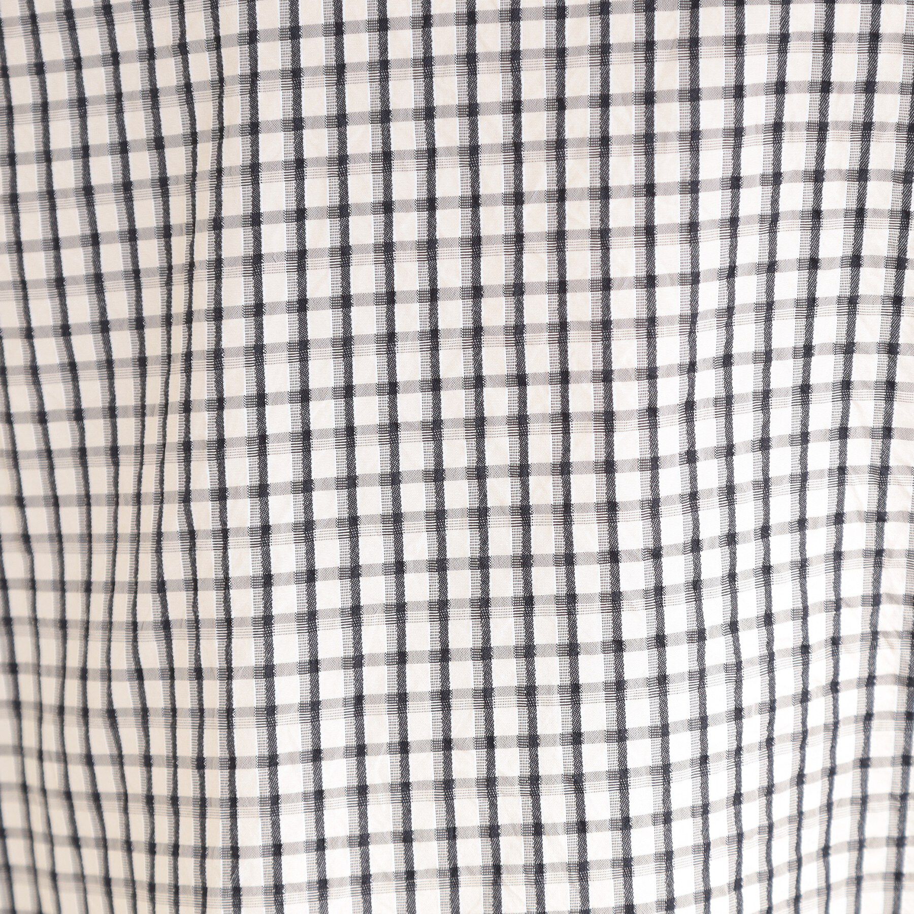 SHOO･LA･RUE「【セットアップ可/S-LL/洗濯機可】二の腕もカバーしてくれる　さらっとした着心地のサッカーチェック」|シャツ・ブラウス|