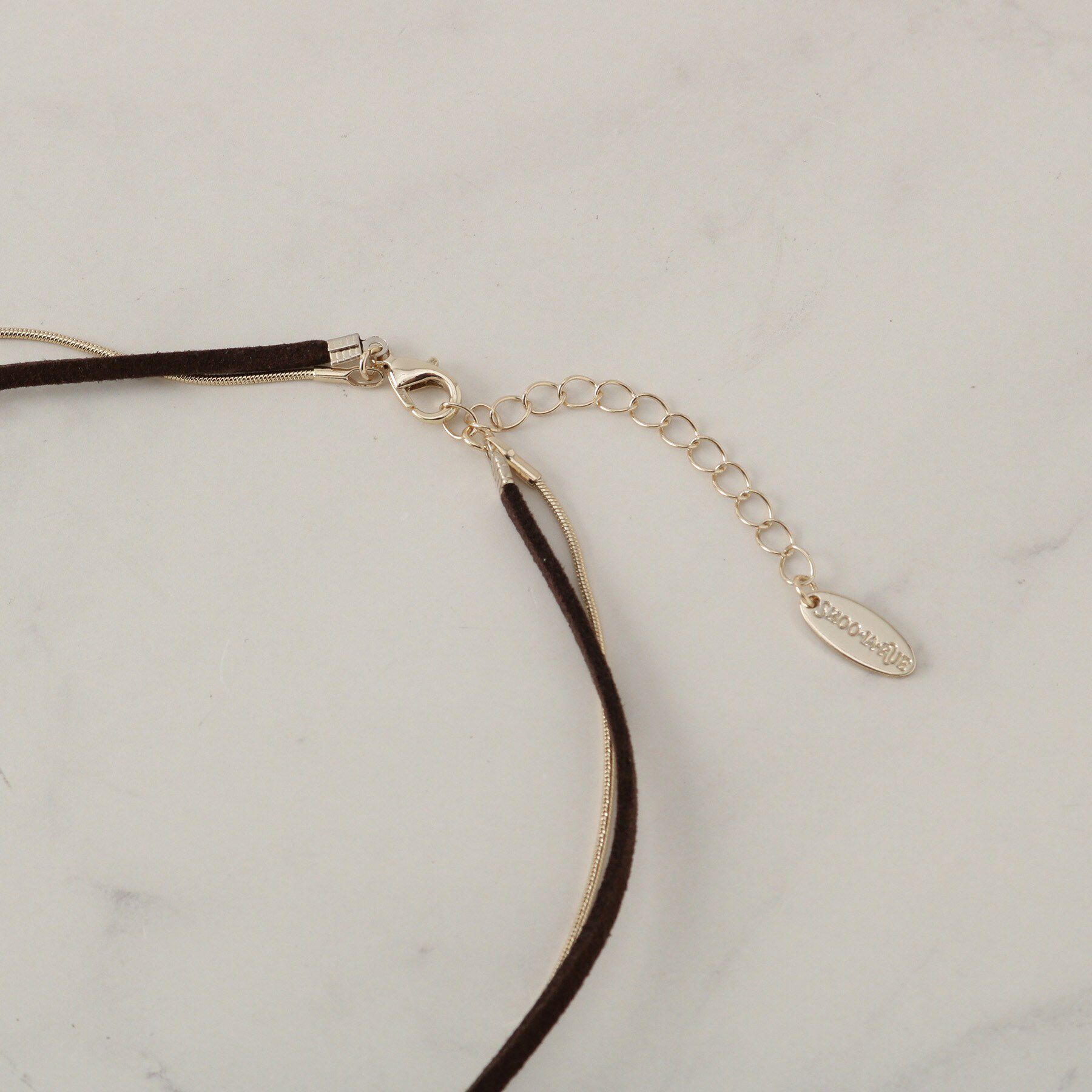 SHOO･LA･RUE「樹脂リングコード＆チェーンネックレス」|ネックレス|