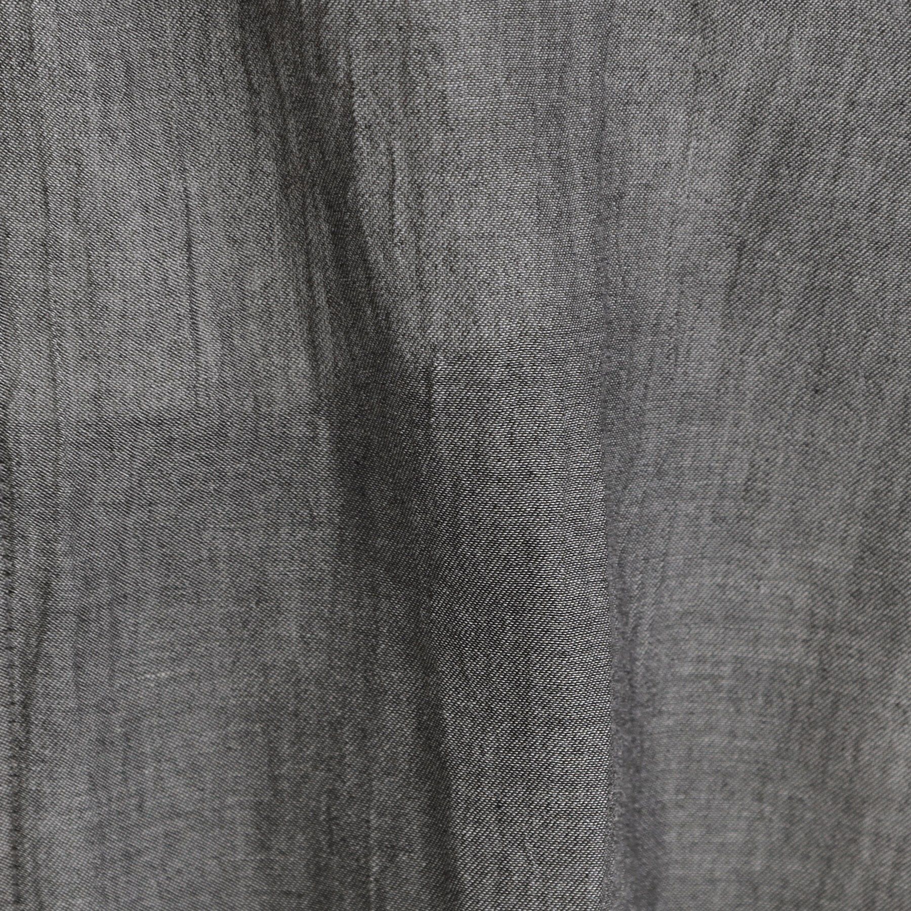 SHOO･LA･RUE「【UV/体型カバー/S-LL】お袖ゴム 柔らかシアーデニムシャツ」|シャツ・ブラウス|