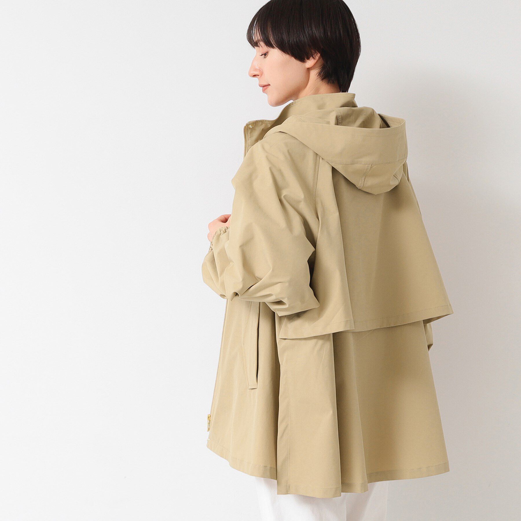 Dessin「テントラインミドル丈マウンテンパーカ（S～L）」|ブルゾン・スタジャン|