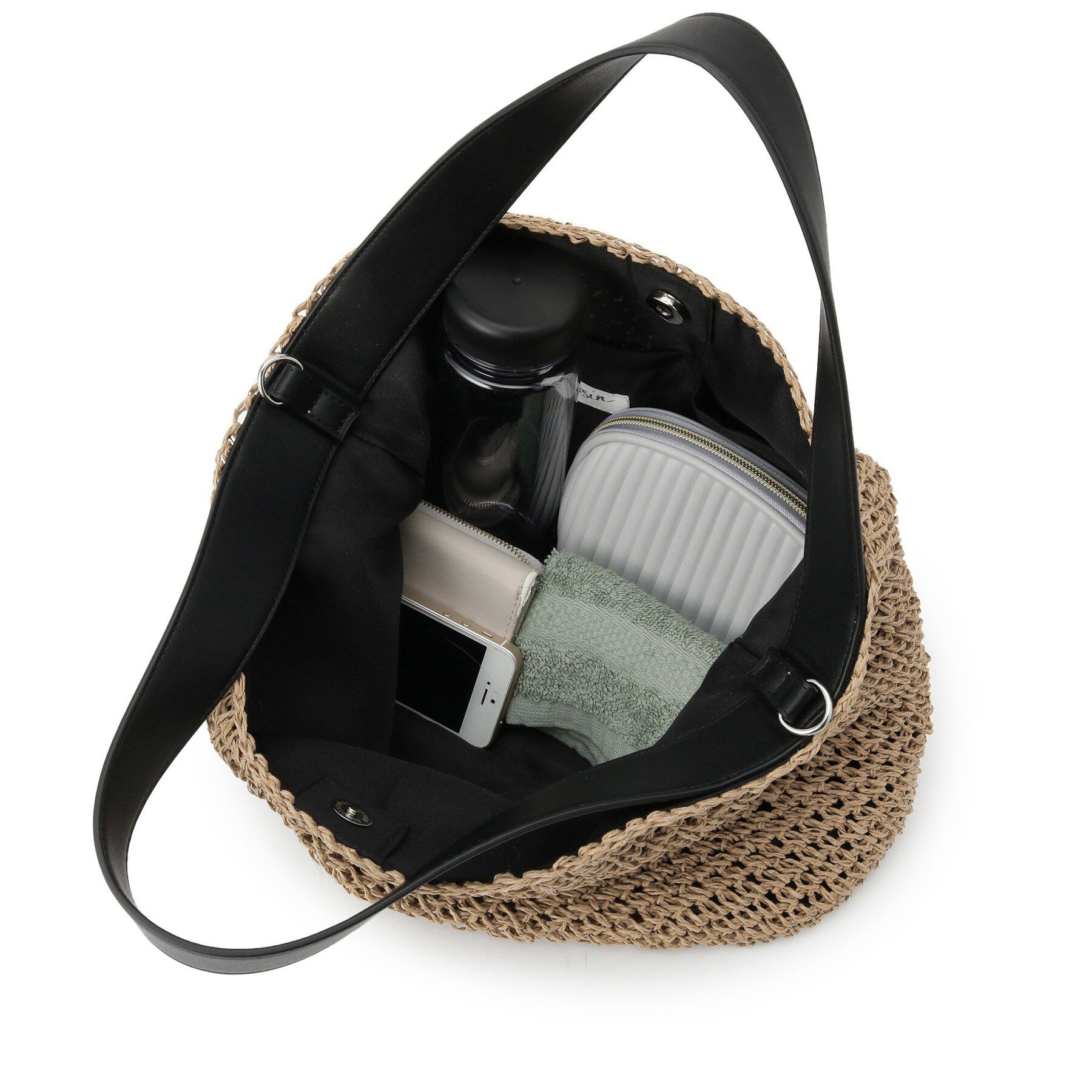 Dessin「【2WAY】ペーパーメッシュショルダートート」|トートバッグ|