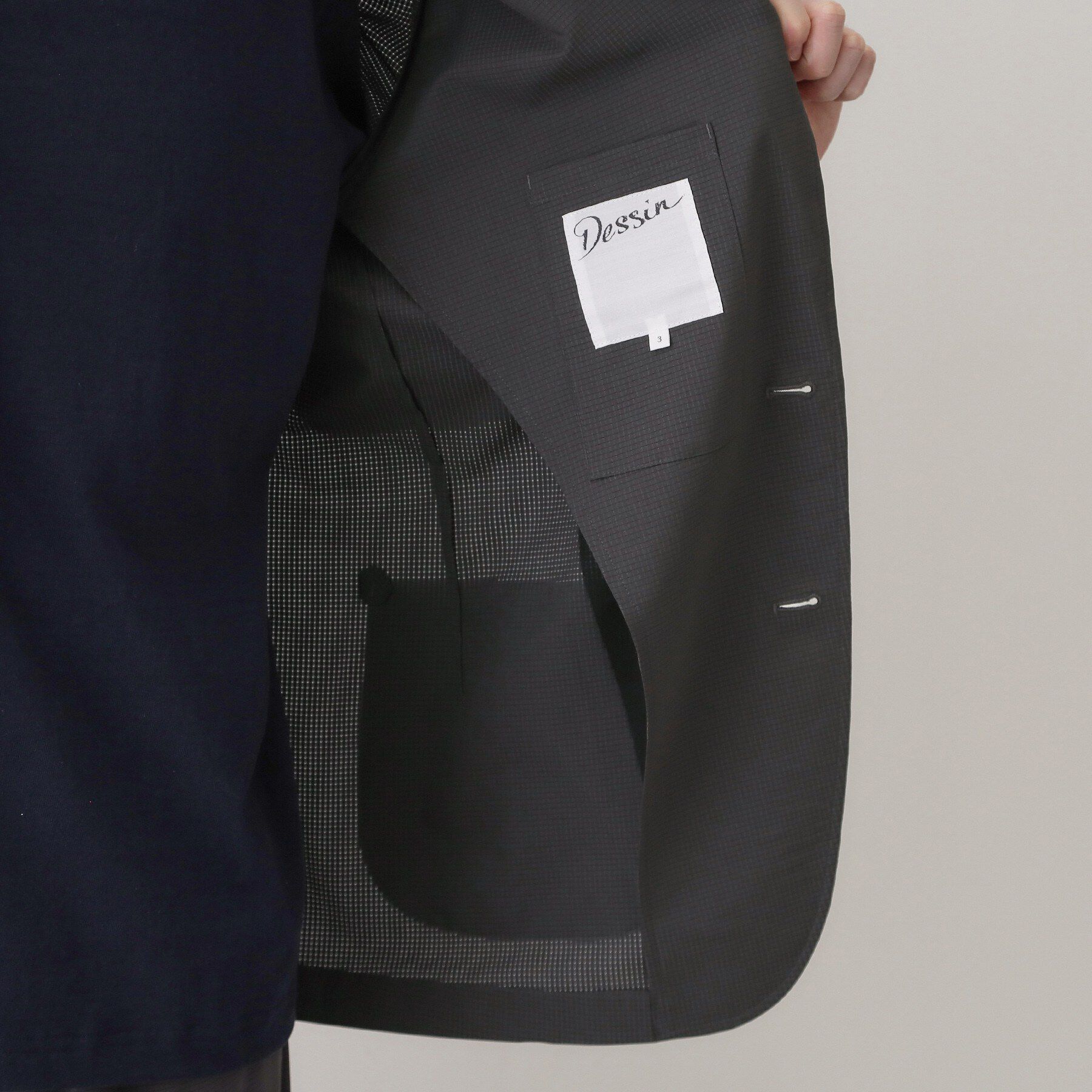 Dessin「【セットアップ可/洗える】クールドッツ ジャケット」|テーラードジャケット|