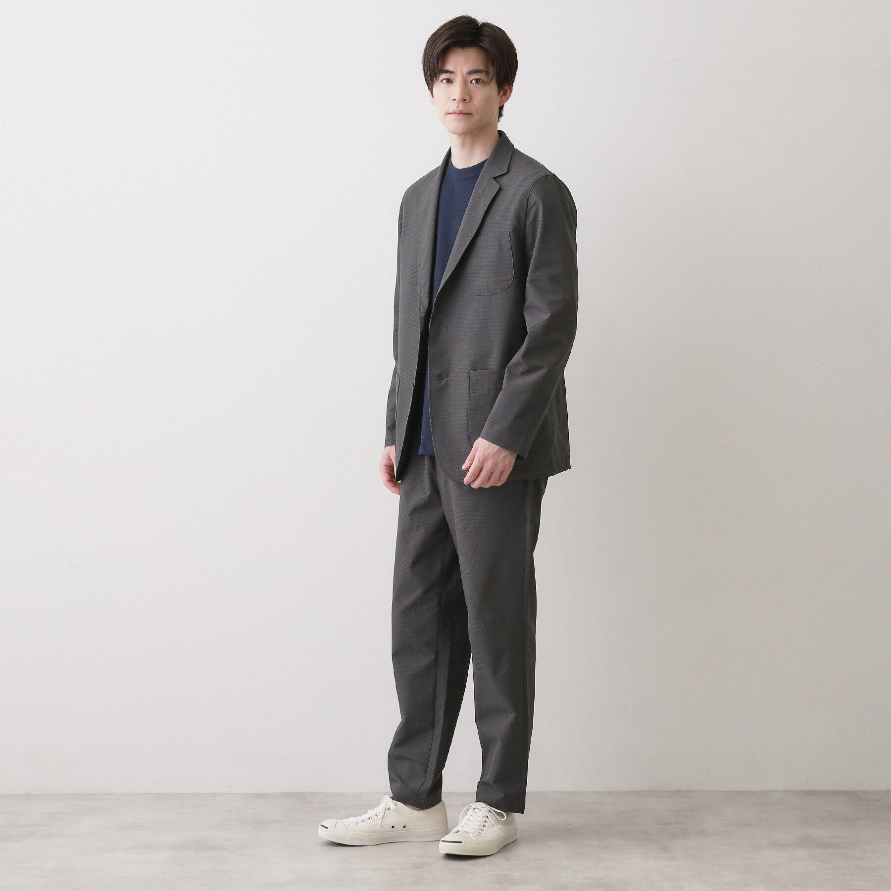 Dessin「【セットアップ可/洗える】クールドッツ ジャケット」|テーラードジャケット|