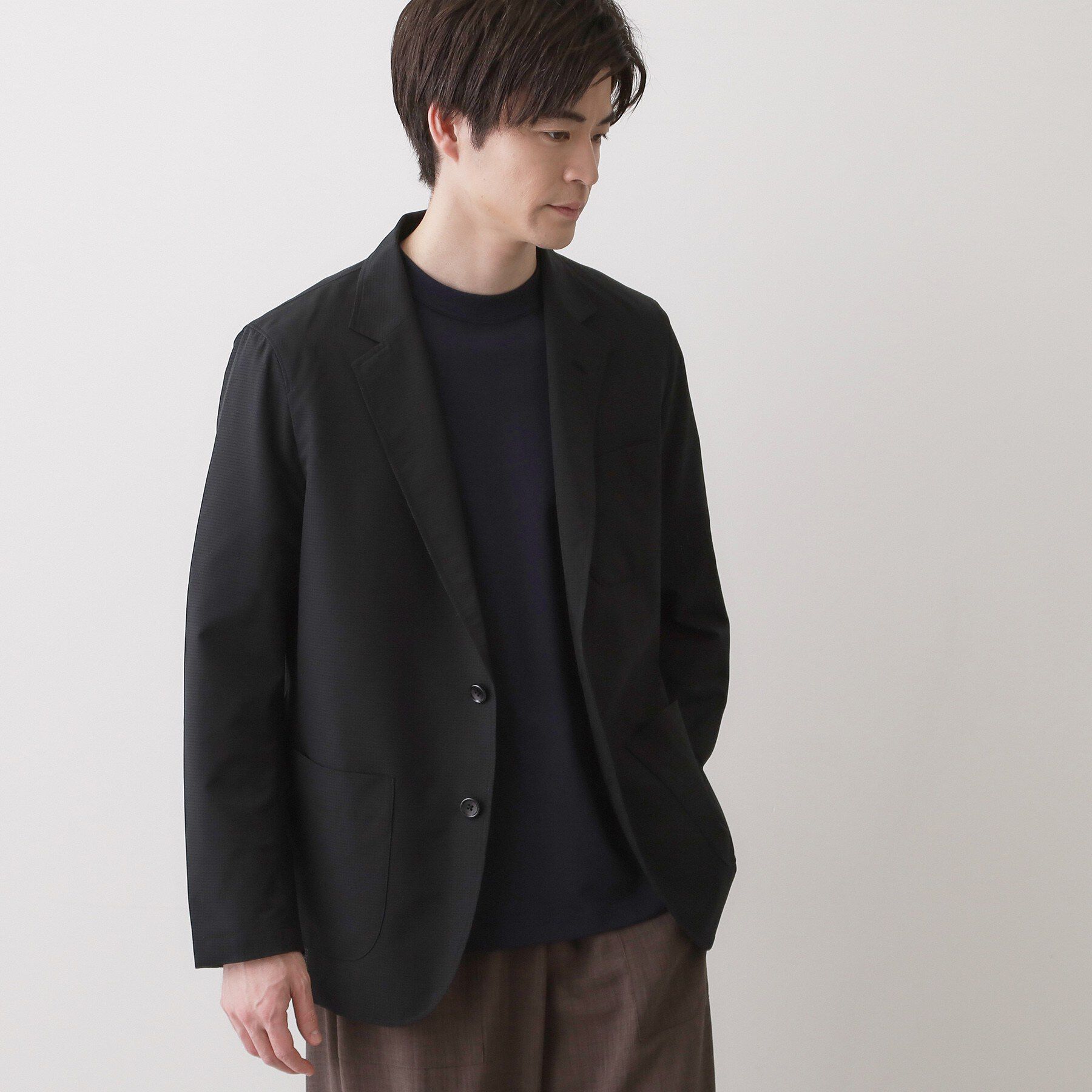 Dessin「【セットアップ可/洗える】クールドッツ ジャケット」|テーラードジャケット|