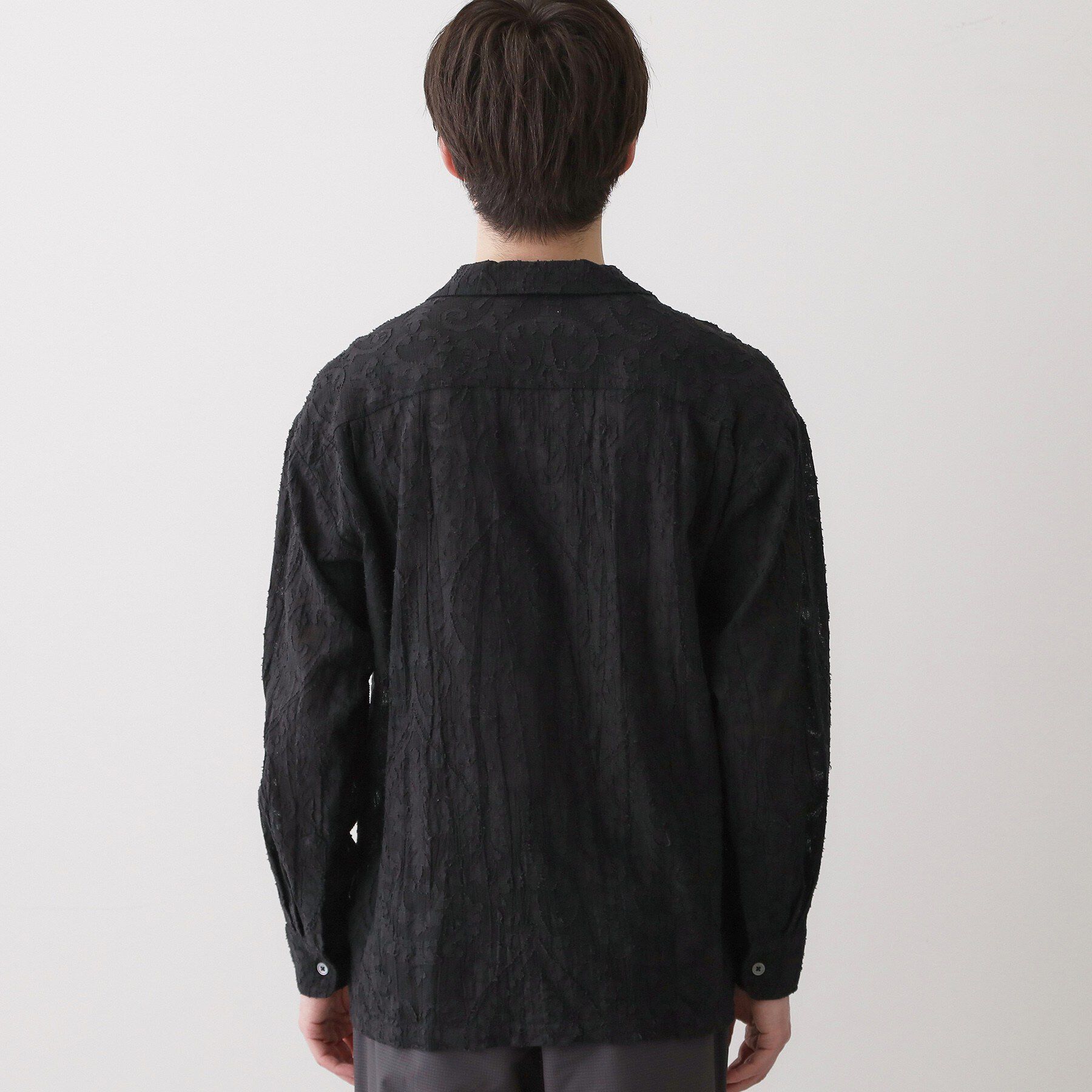 Dessin「【洗える】インド刺繍コットン開襟シャツ」|シャツ・ブラウス|