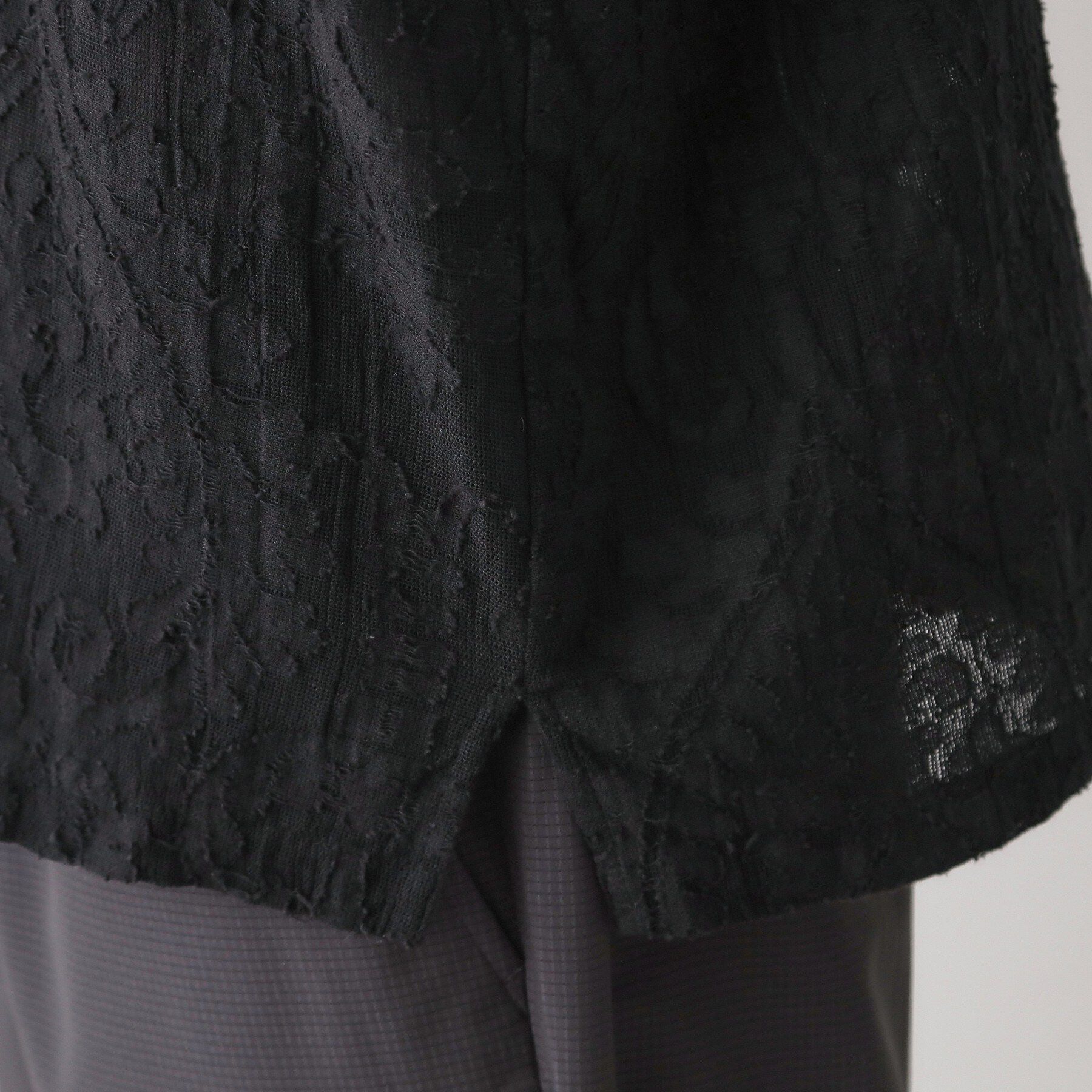 Dessin「【洗える】インド刺繍コットン開襟シャツ」|シャツ・ブラウス|