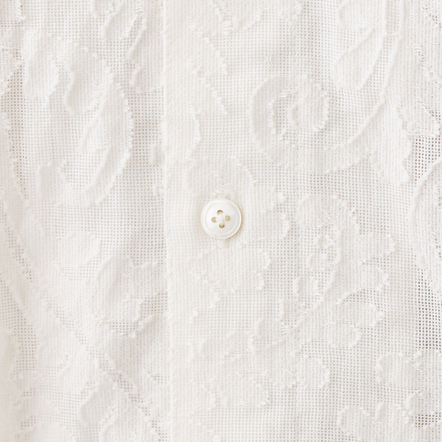 Dessin「【洗える】インド刺繍コットン開襟シャツ」|シャツ・ブラウス|