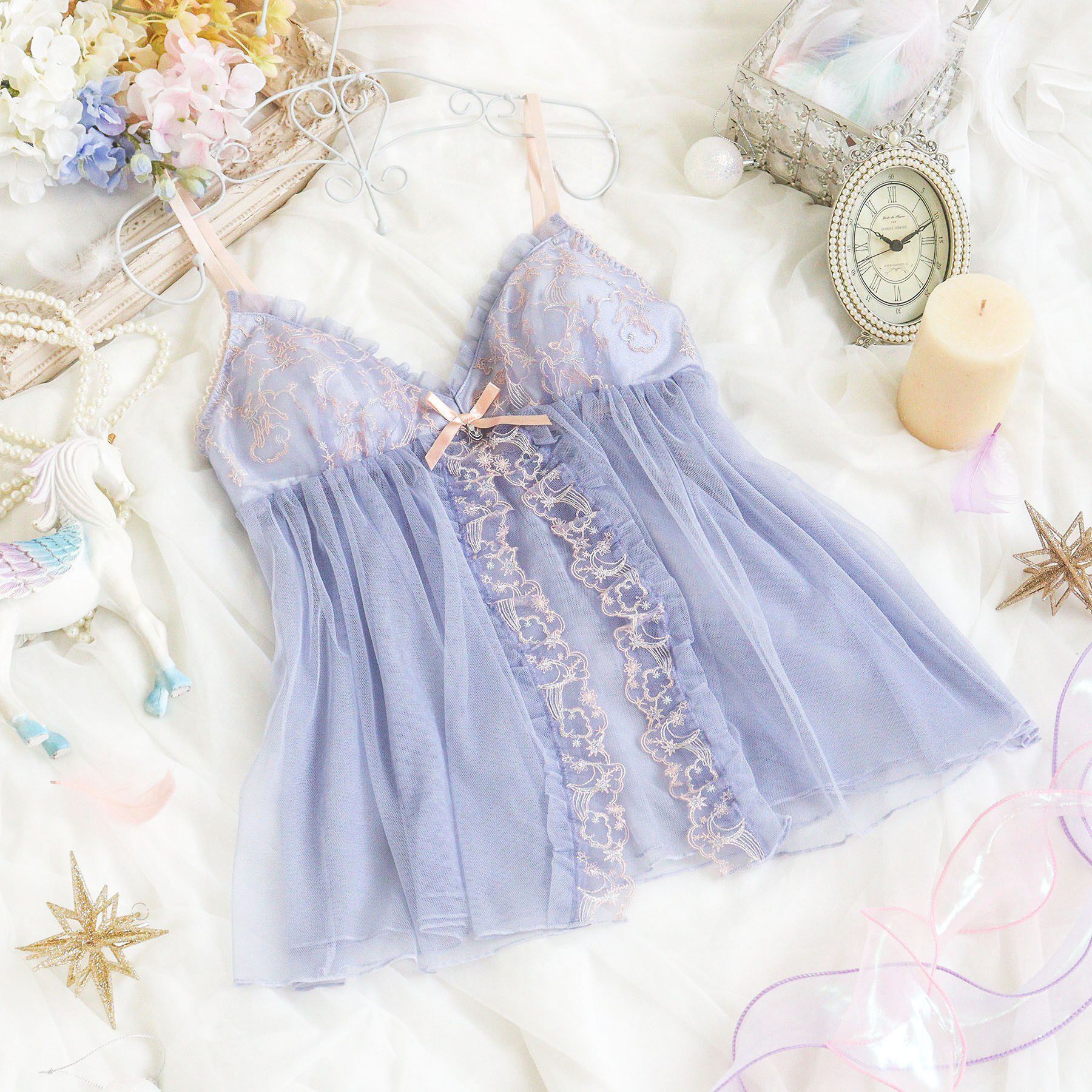 Risa Magli「アントーニア カップ付キャミソール」|キャミソール|グレー(012)