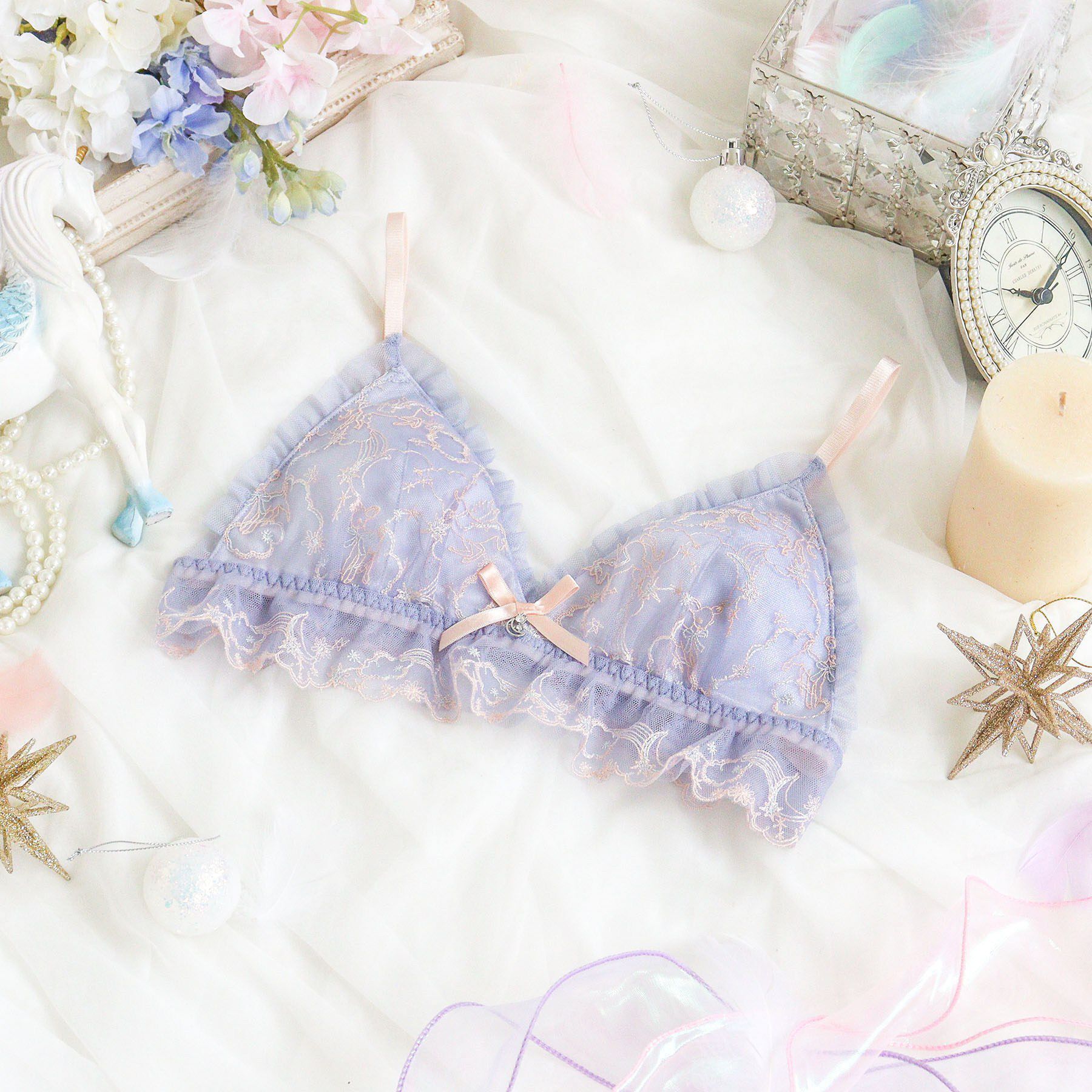 Risa Magli「アントーニア ソフトブラ」|インナー|グレー(012)