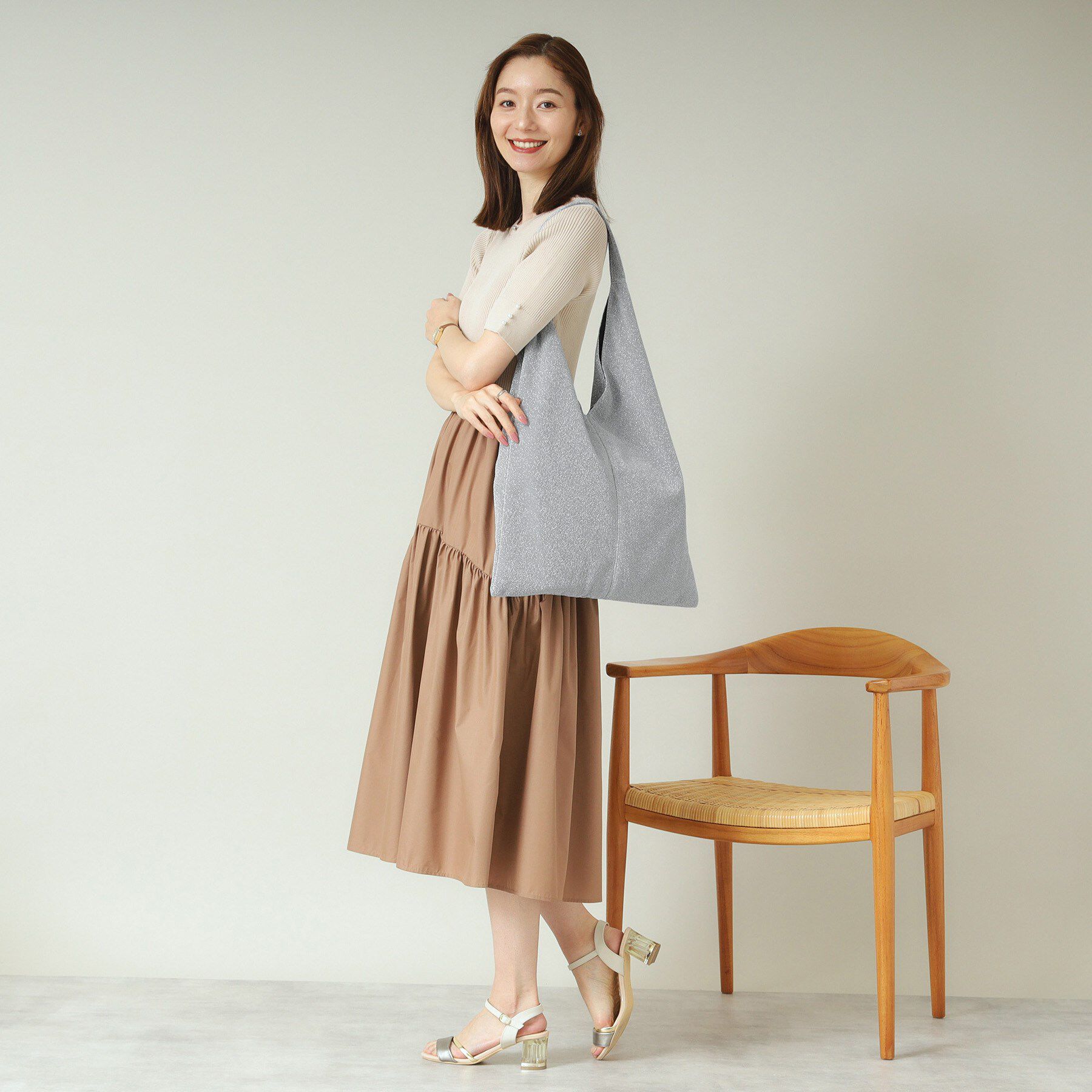 ITS&rsquo;DEMO「【A4対応】ラメトート」|トートバッグ|