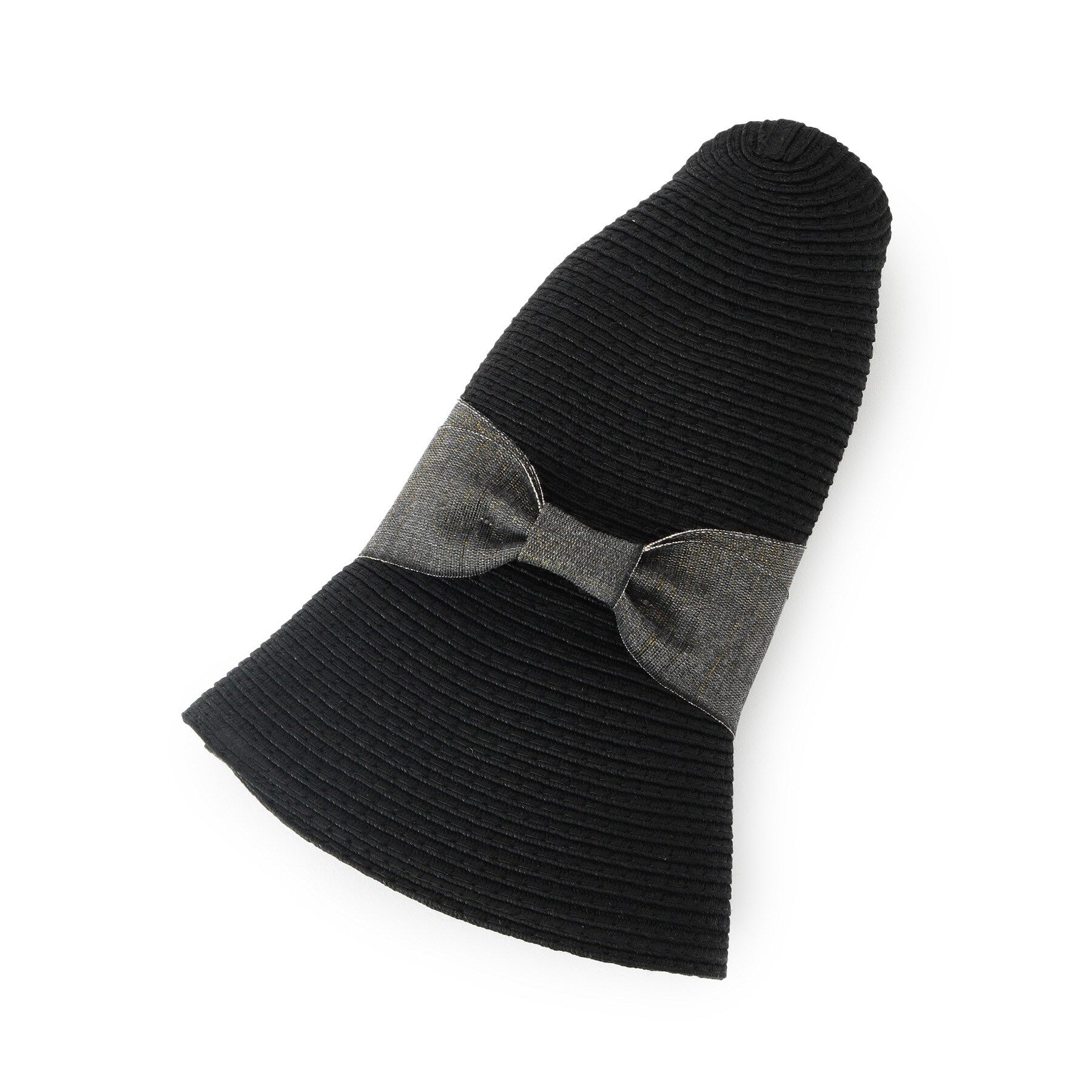 ITS&rsquo;DEMO「【畳める／サイズ調整可／手洗い可】コンパクトラメリボンハット」|ハット|