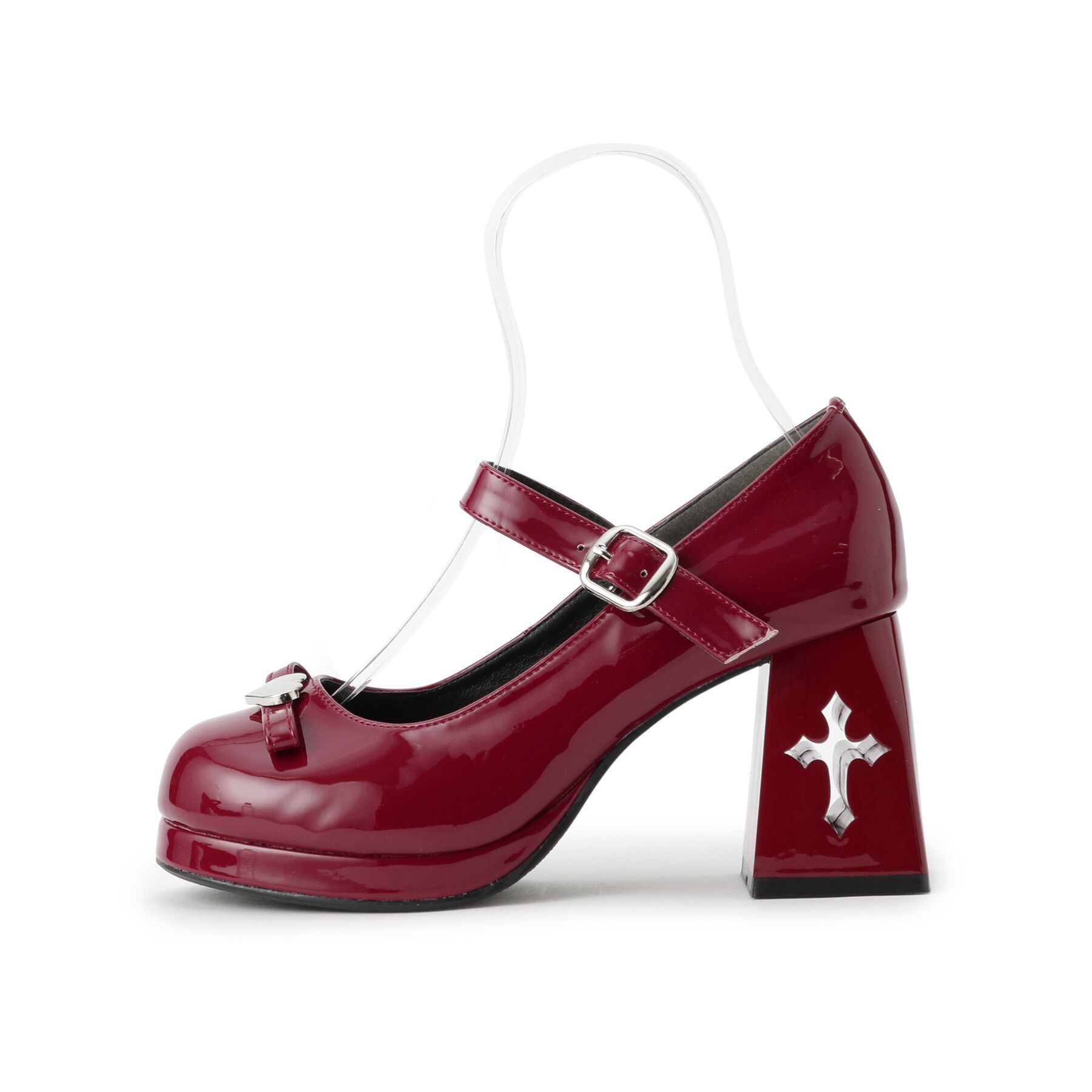 csT&P「厚底十字架くり抜きパンプス」|パンプス|