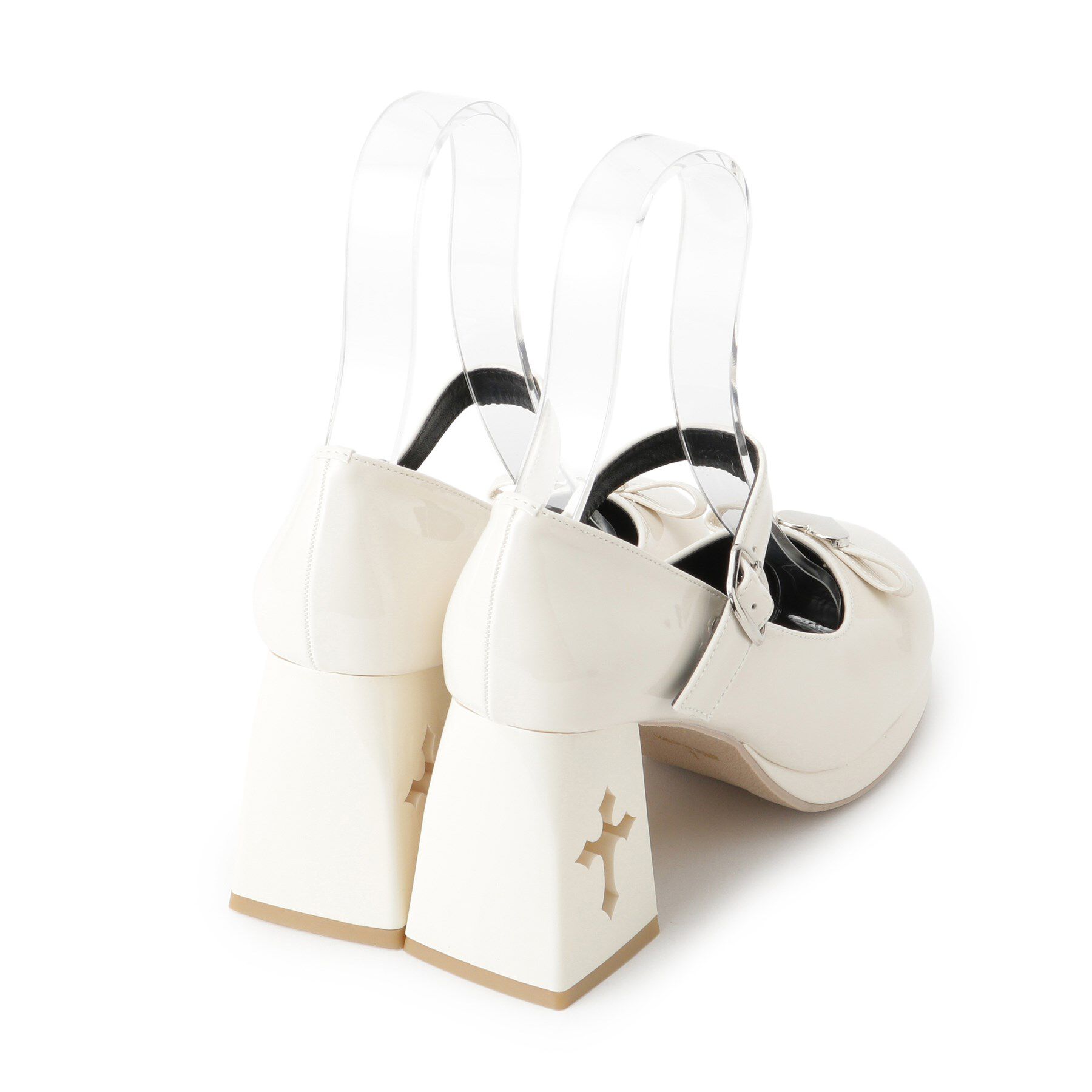 csT&P「厚底十字架くり抜きパンプス」|パンプス|