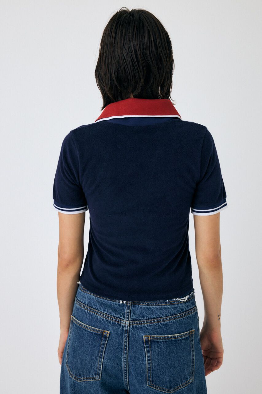 MOUSSY「DOUBLE COLLAR PILE SKIPPER Tシャツ」|Tシャツ・カットソー|