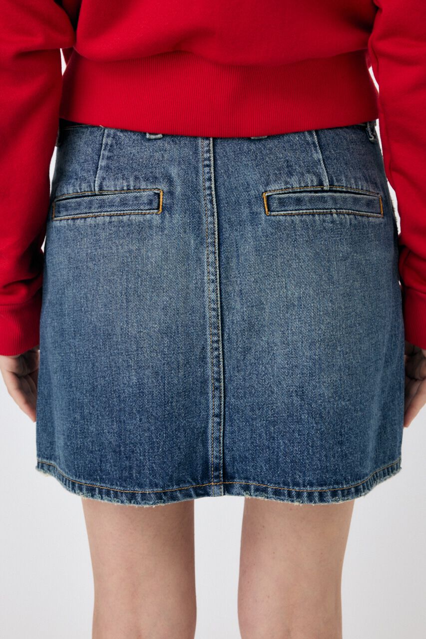 MOUSSY「BELTED DENIM ミニスカート」|スカート|