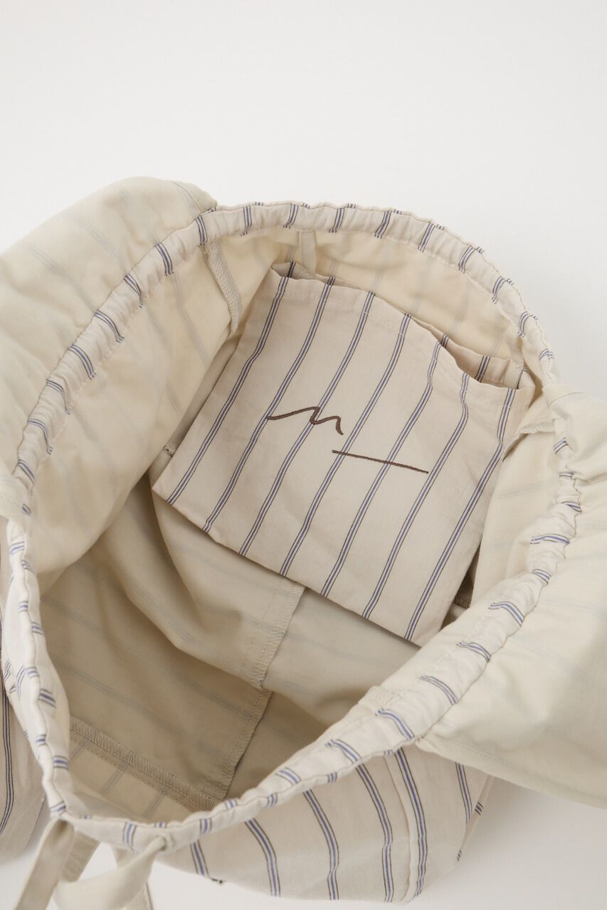 MOUSSY「ストライプ巾着ミニバッグ　オーガニックコットン使用」|その他|