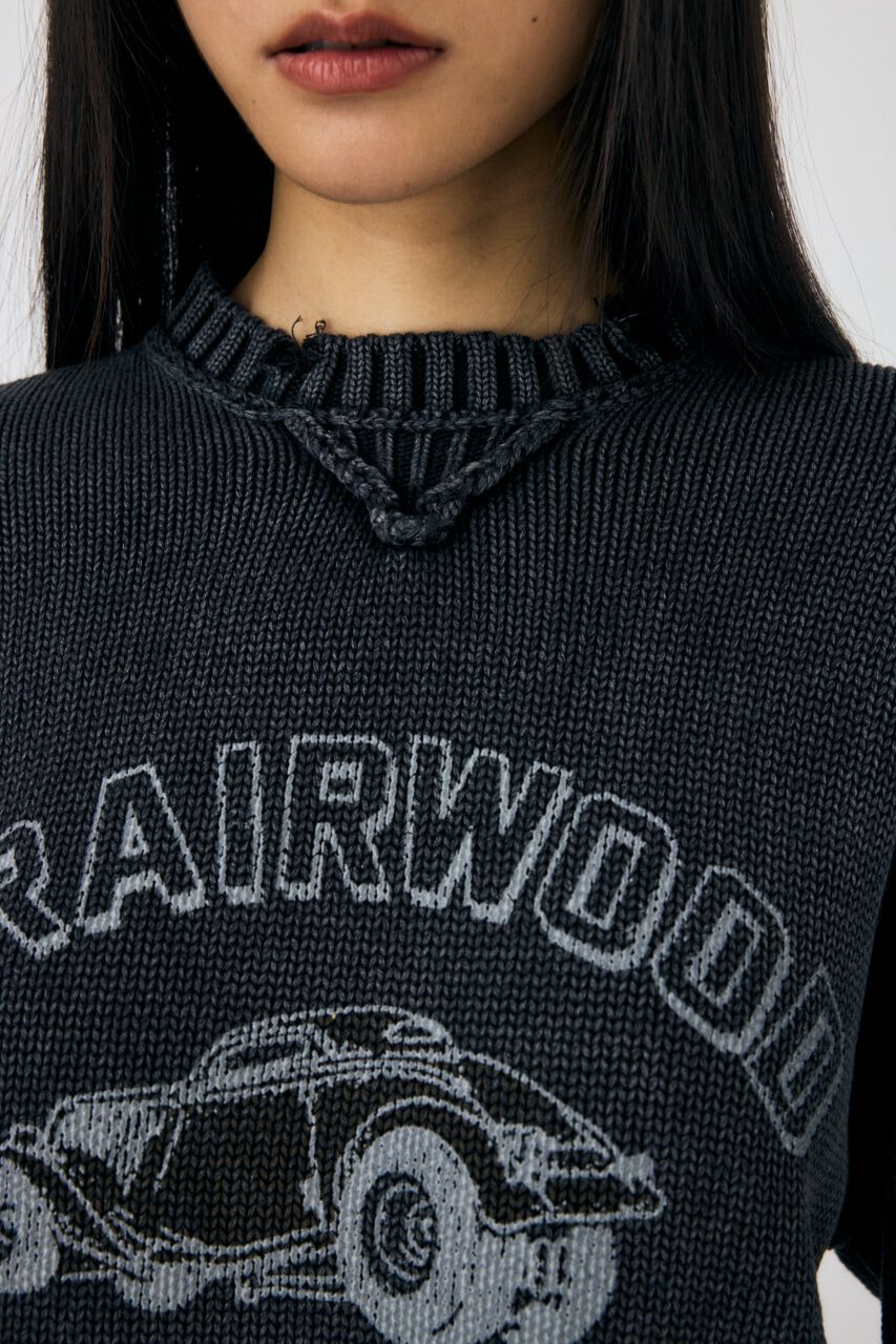 MOUSSY「VINTAGE LIKE PRINTED セーター」|ニット・セーター|