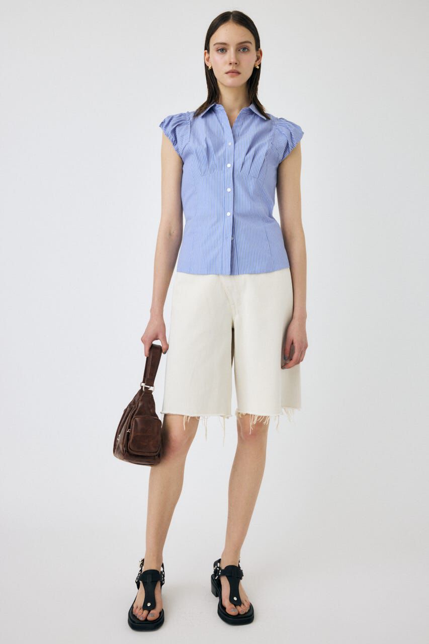 MOUSSY「PIN STRIPE FIT シャツ」|シャツ・ブラウス|