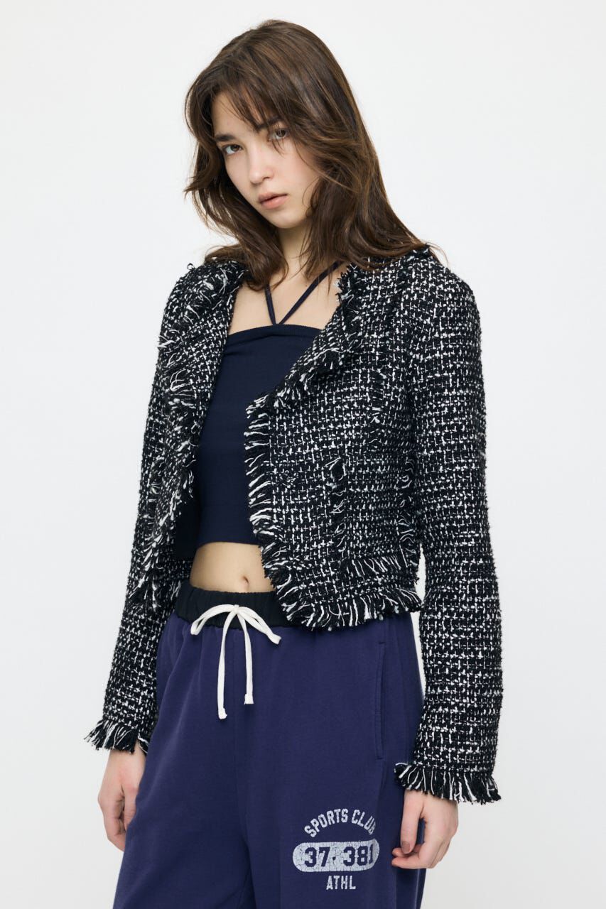 MOUSSY「SLACKER TWEED SHORT ジャケット」|その他|