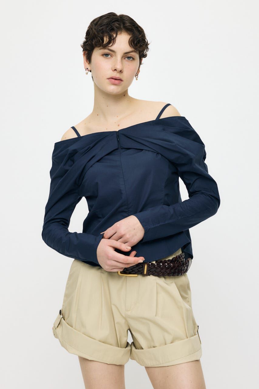 MOUSSY「RIBBON OFF SHOULDER  ブラウス」|その他|