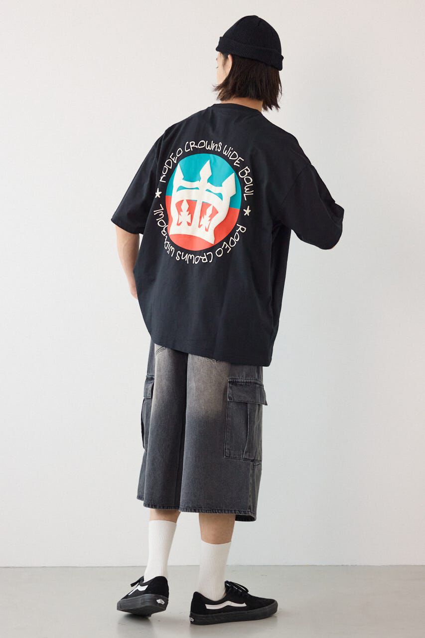 RODEO CROWNS「デニムバミューダカーゴパンツ」|デニム|