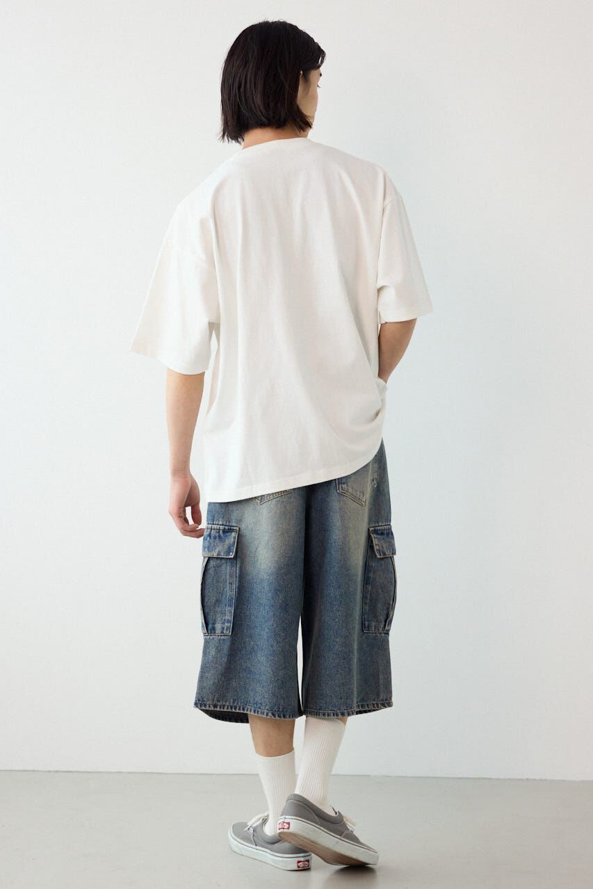 RODEO CROWNS「デニムバミューダカーゴパンツ」|デニム|