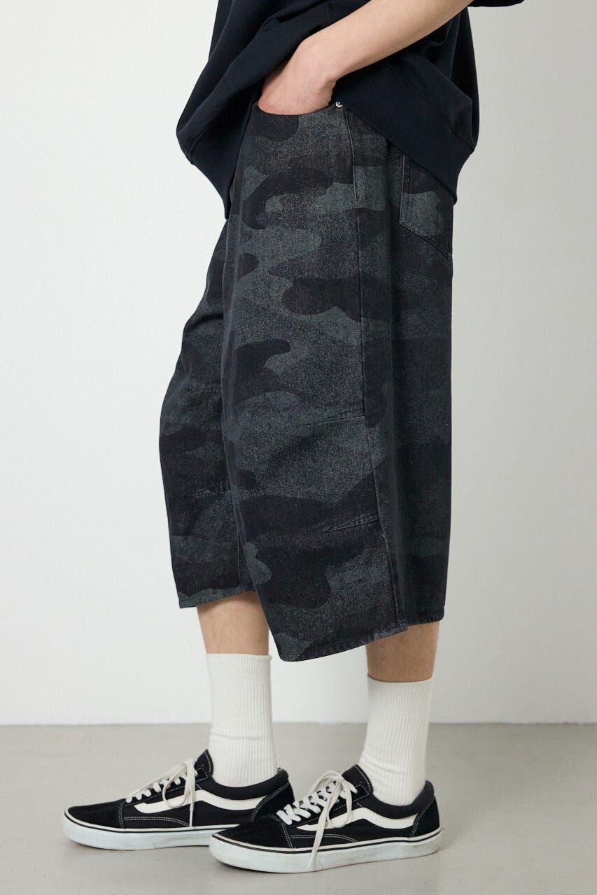 RODEO CROWNS「カモフラデニムバミューダパンツ」|デニム|