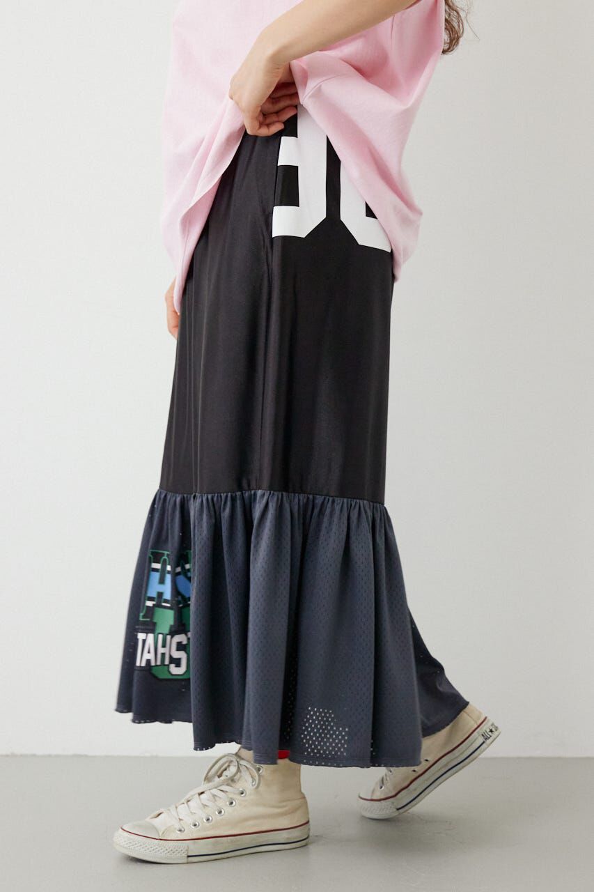RODEO CROWNS「＜WEB先行アイテム＞リメイク GAMEティアードスカート」|スカート|